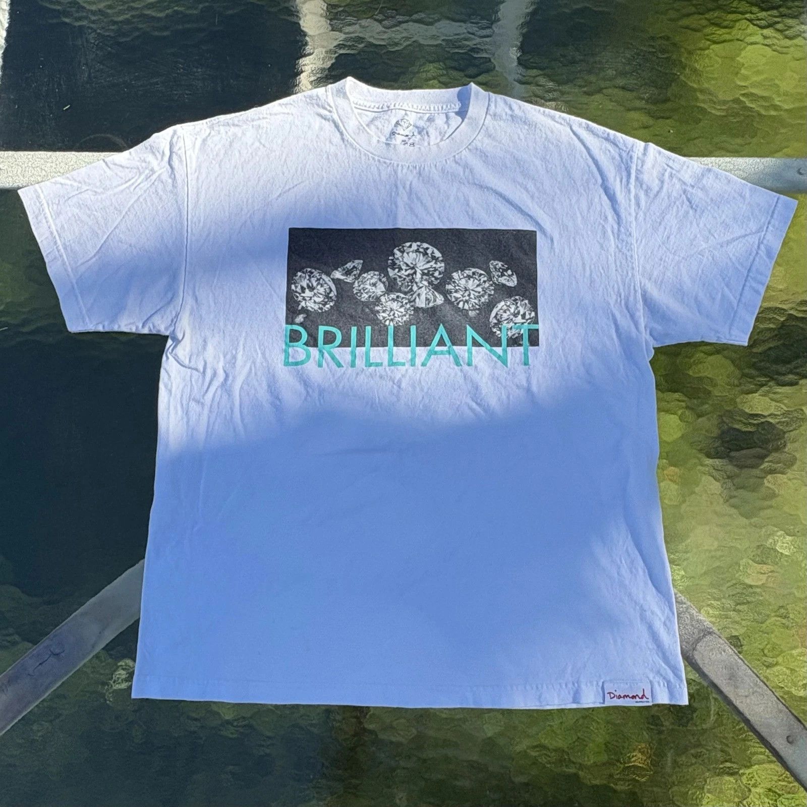 Diamond Supply Co. Diamond Supply Company Y2k Sized Large T-Shirt Size US XL / EU 56 / 4 - 1 Thumbnail
