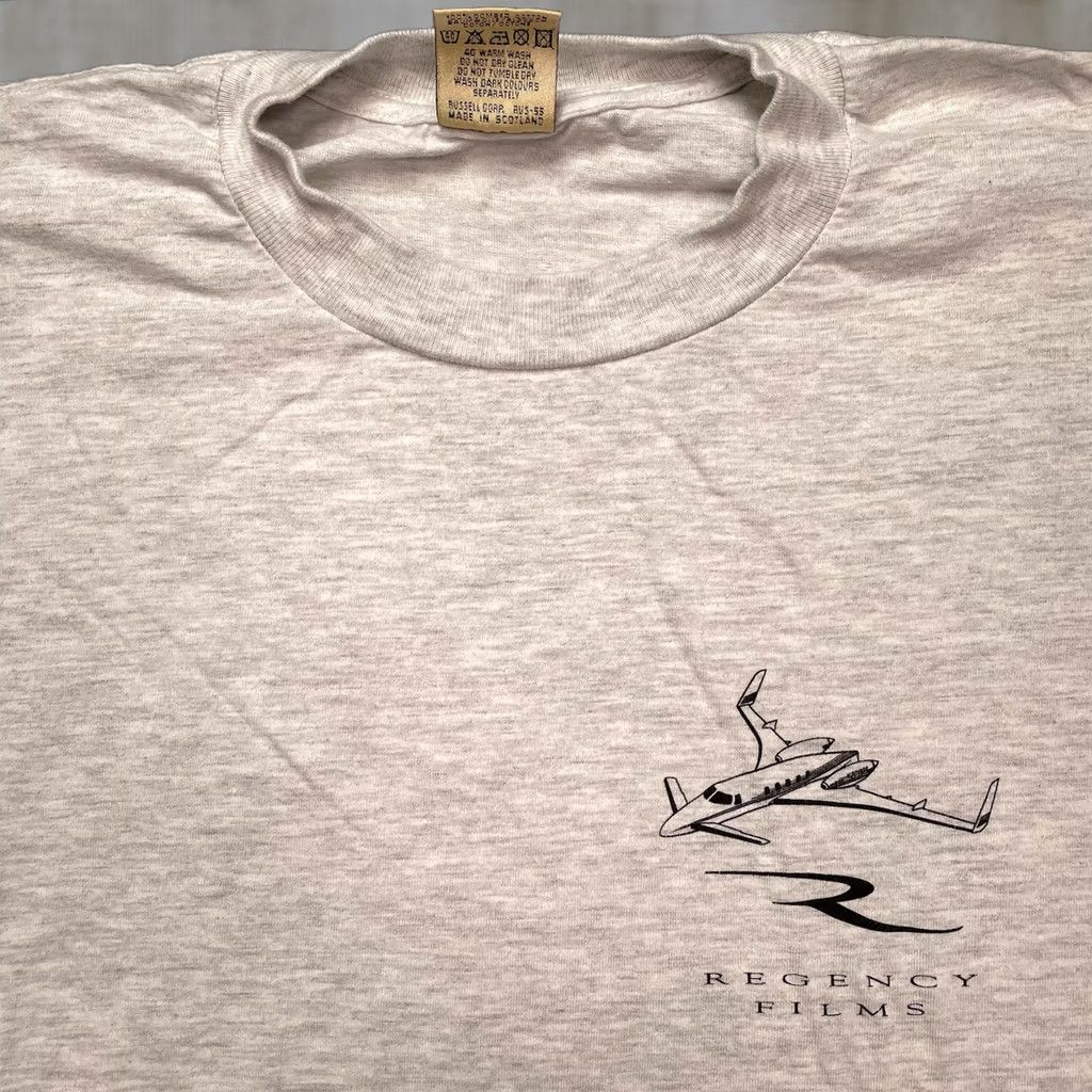 Vintage Hollywood Beechcraft Starship Shirt Men XL Regncy Films California 2000s Planes Gray T-Shirt Mens Size US XL / EU 56 / 4 - 1 Thumbnail