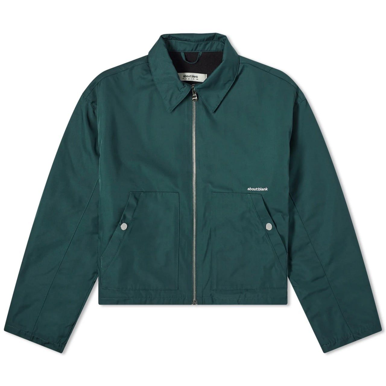 About:Blank About:blank Design Men's Box Logo Cropped Jacket Epsom Green Size US XS / EU 42 / 0 - 5 Thumbnail