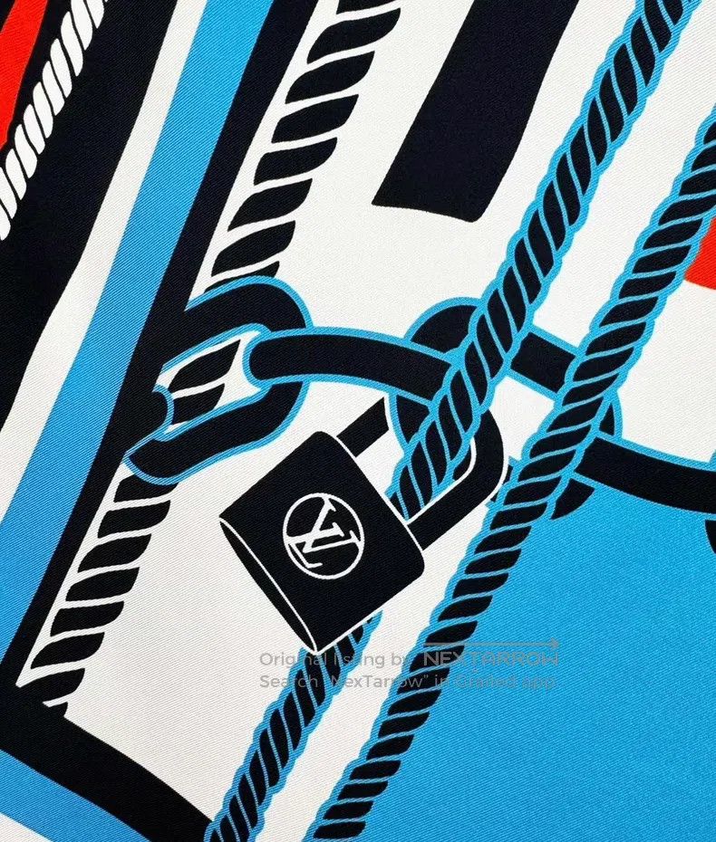 Louis Vuitton Louis Vuitton Silk Scarf Size ONE SIZE - 5 Thumbnail