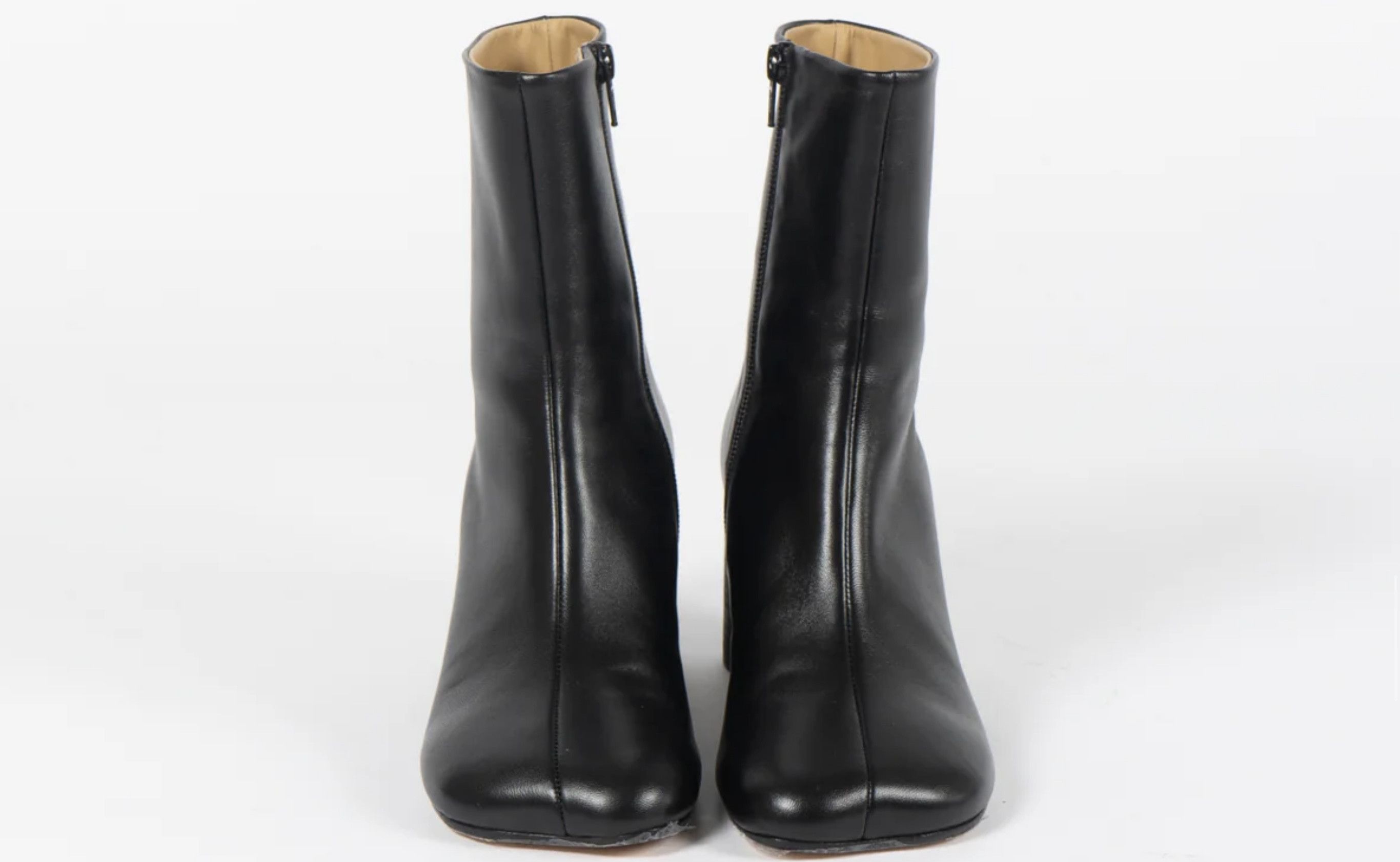 MM6 Anatomic Zip Ankle Boot Black Size US 5.5 / IT 35.5 - 1 Thumbnail