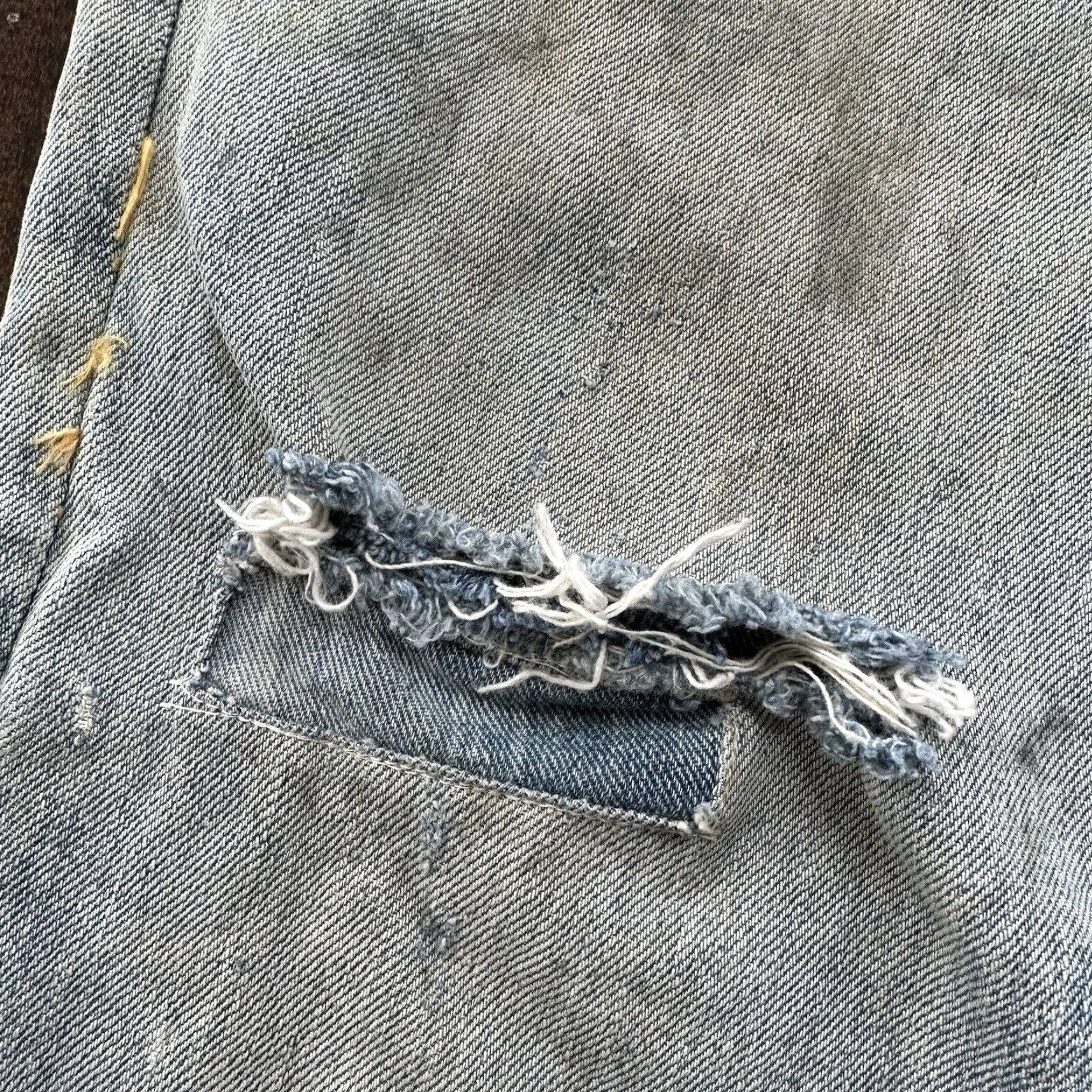 VINTAGE Levi's 501 XX Jeans 1960s Men 26x26 Straight Distressed Denim Blue 60s Retro Denim