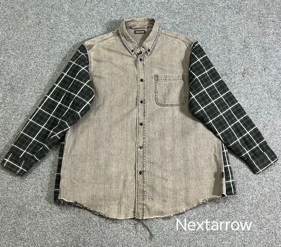Balenciaga balenciaga Splicing jacket 2410-Nextarrow Size US S / EU 44-46 / 1 - 1 Thumbnail