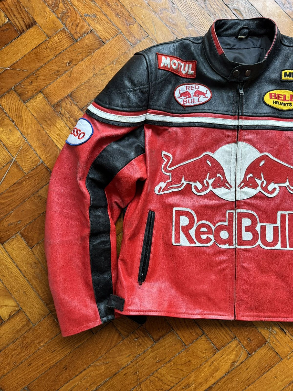 Red Bull Red Bull Racing red/black leather jacket size XL Size US XXL / EU 58 / 5 - 3 Thumbnail