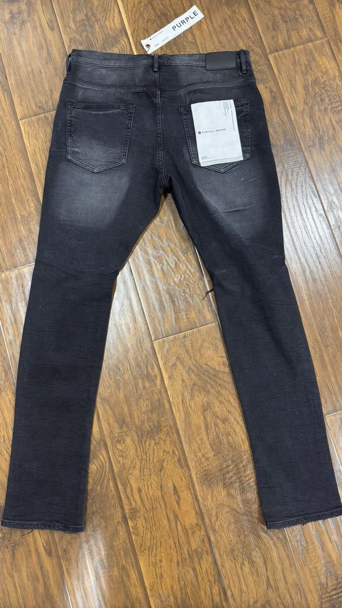 Purple Brand Purple Black Denim Jeans Size US 36 / EU 52 - 2 Thumbnail