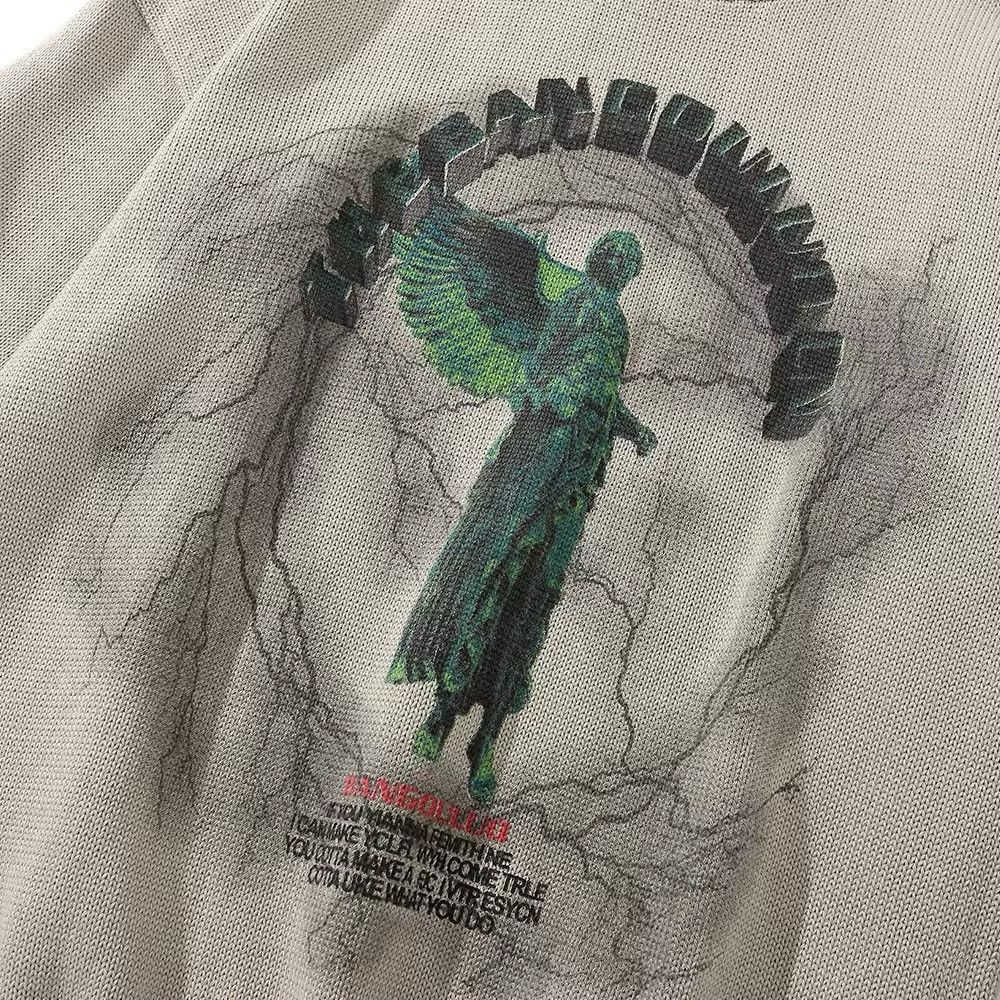 Vintage Streetwear Loose Gothic Sweater Pullover Size US M / EU 48-50 / 2 - 3 Thumbnail