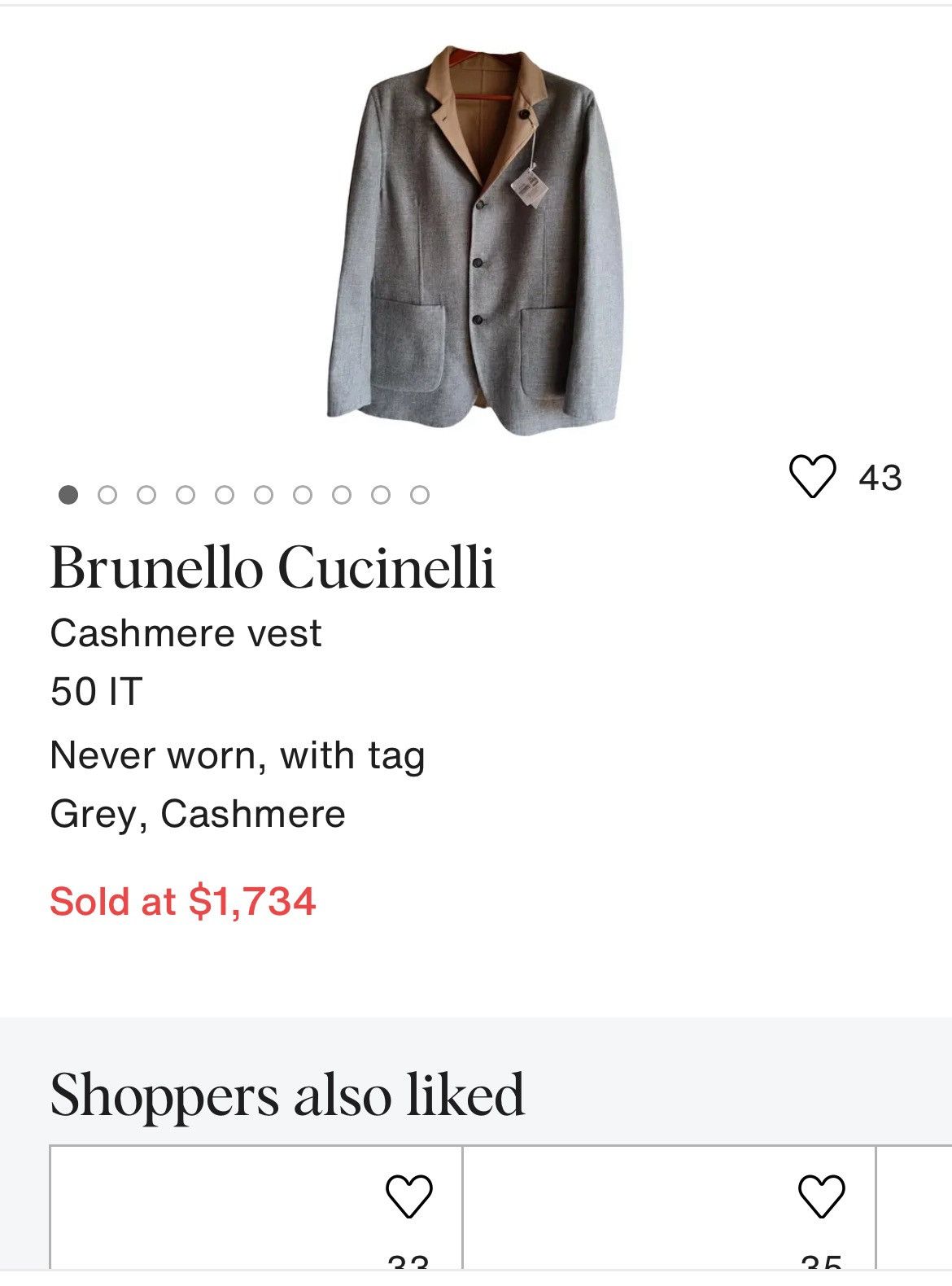 Brunello Cucinelli Brunello Cucinelli RRP 5k+$ New with tags Size 50R - 7 Thumbnail