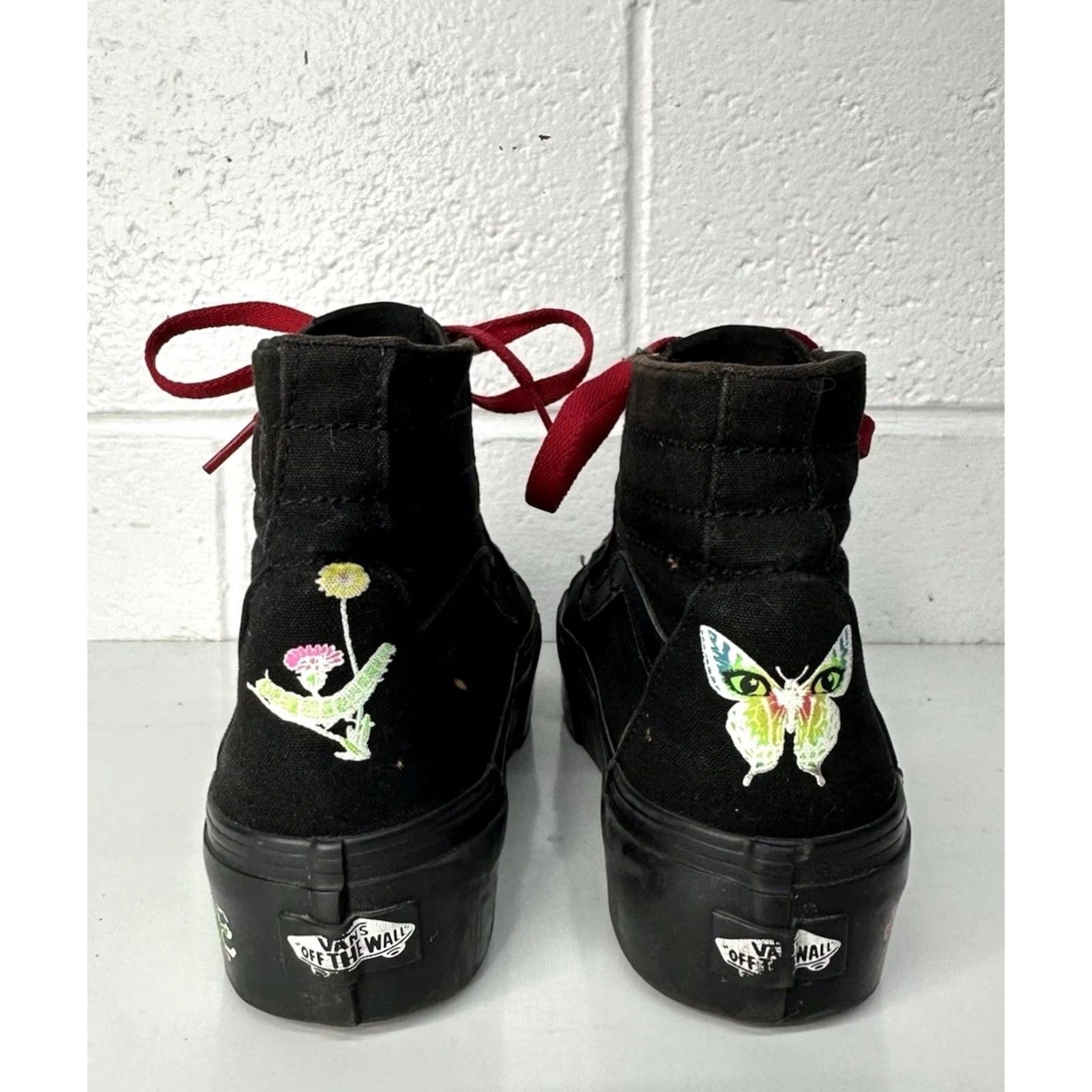 Vans VANS Sk8-Hi Tapered Morph Stackform Glow in the Dark Blackout Size 9.5 Women Sneakers Canvas Multicolor 90s Theme Womens Size US 10 / IT 40 - 4 Thumbnail
