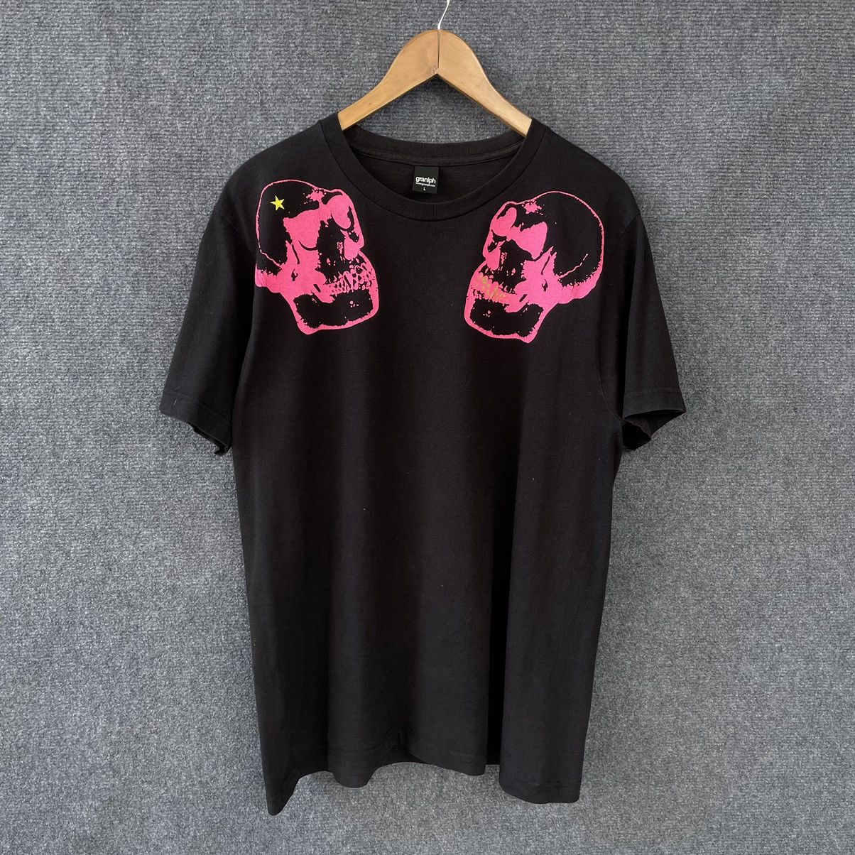If Six Was Nine × Japanese Brand Skulls Graphic Ifsixwasnine Hysterics Cyber Gothic T Shirt Size US L / EU 52-54 / 3 - 1 Thumbnail