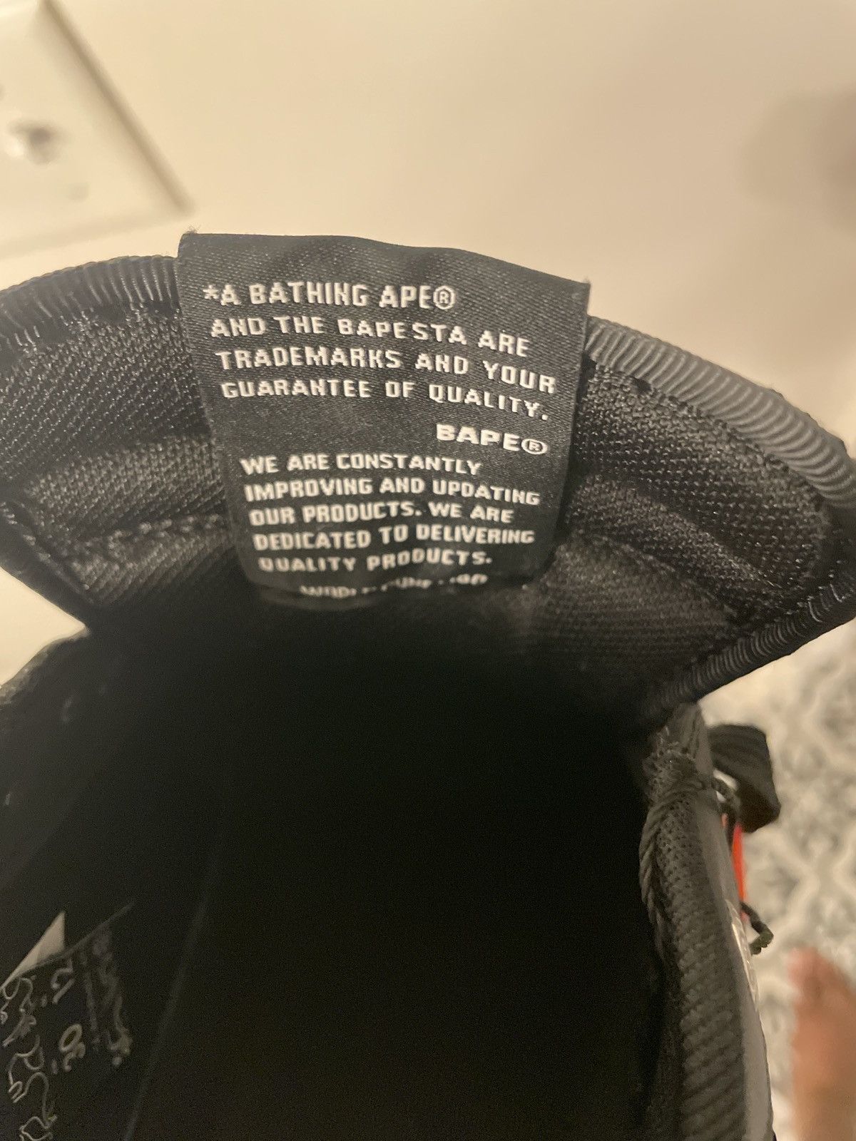 Bape Bapesta Shark M2 Black Size US 12 / EU 45 - 7 Thumbnail