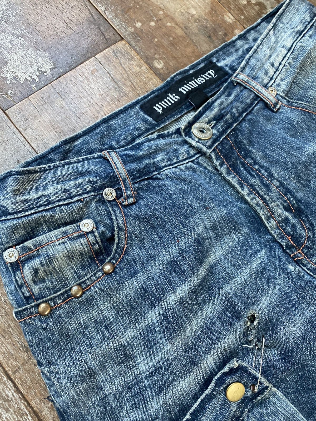 Japanese double denim jeans