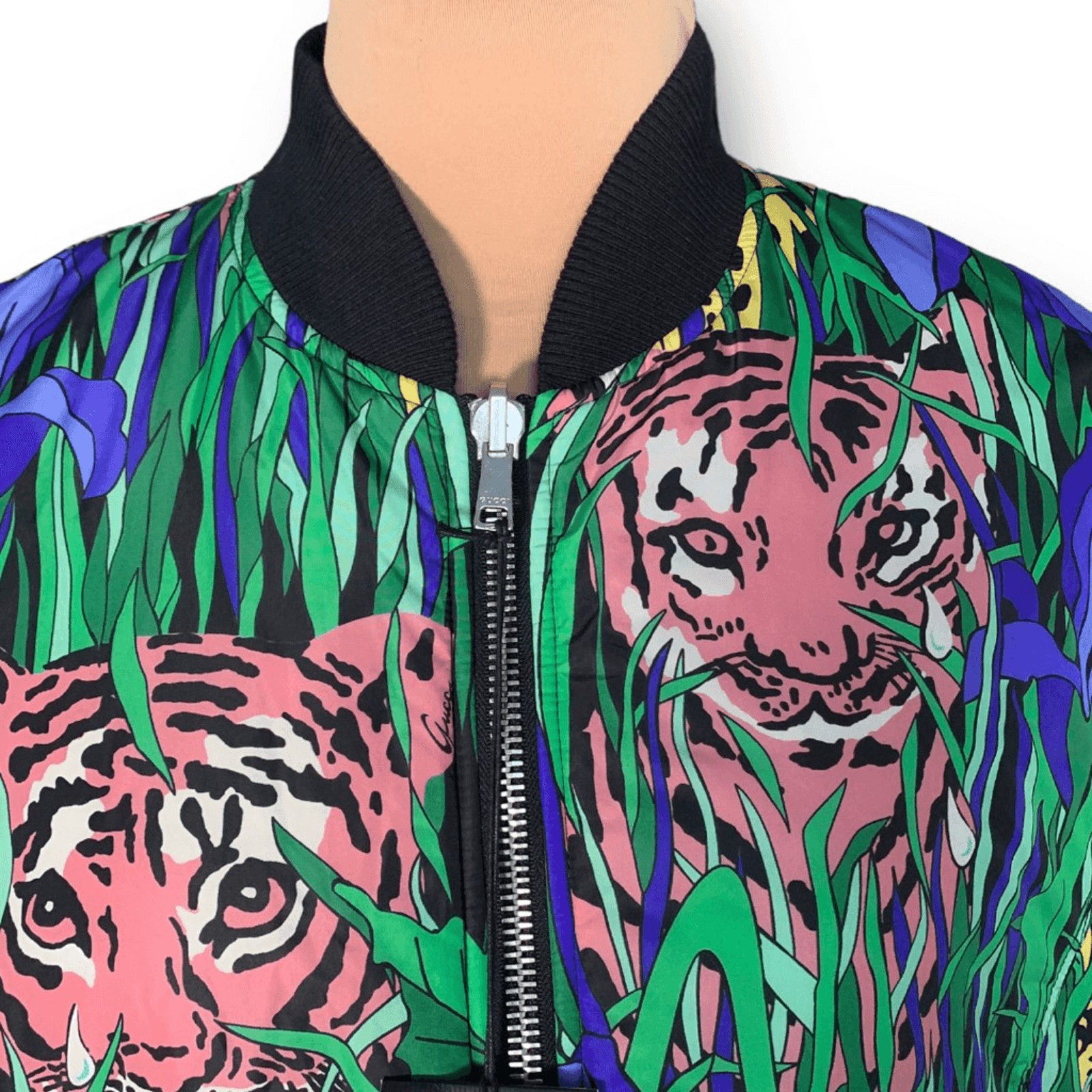 Gucci Gucci Feline Garden Reversible Bomber Jacket Multicolor 38 Size XS / US 0-2 / IT 36-38 - 2 Thumbnail