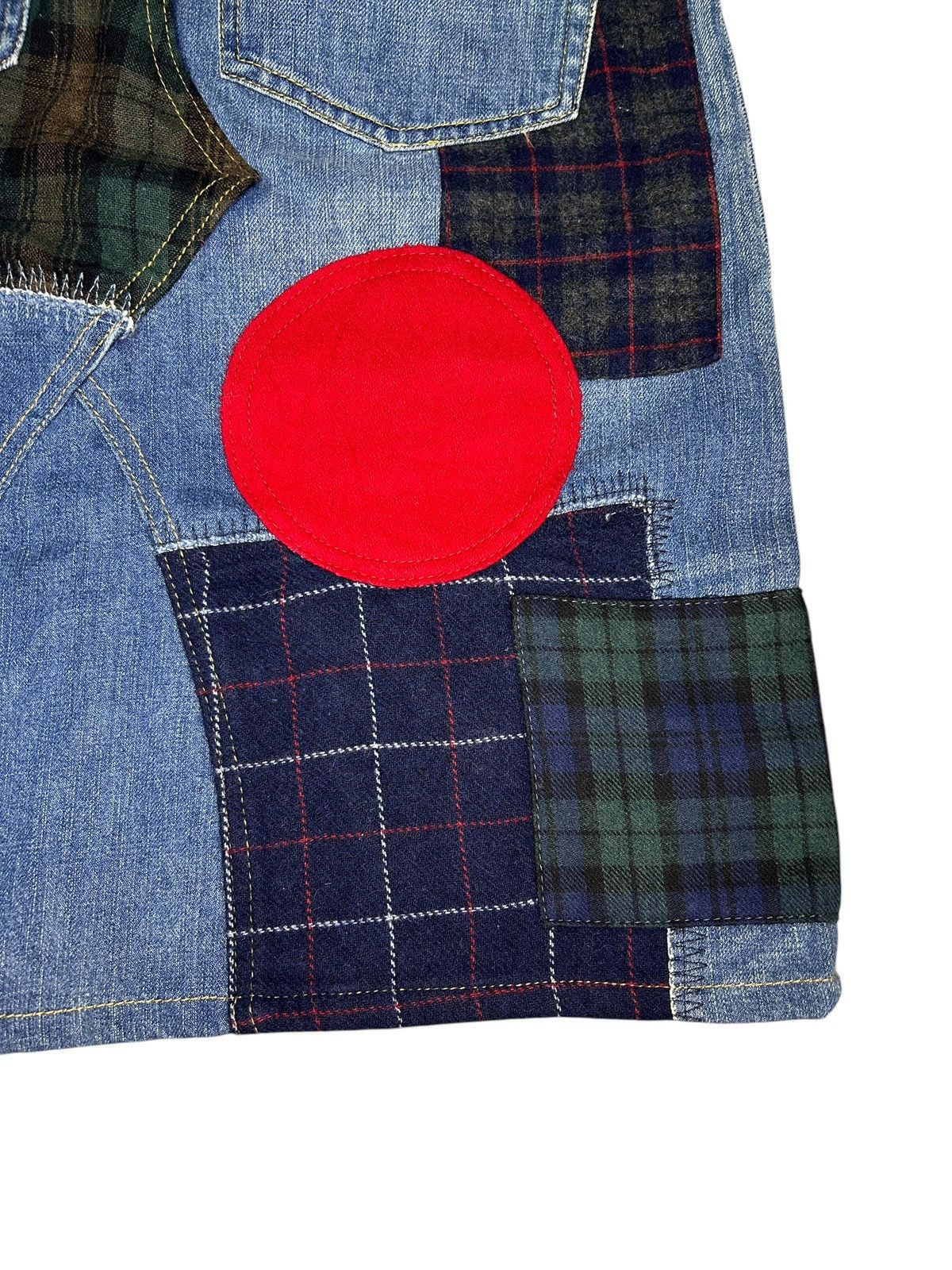 Junya Watanabe F/W 15 Patchwork Denim Skirt Size 28" / US 6 / IT 42 - 13 Thumbnail
