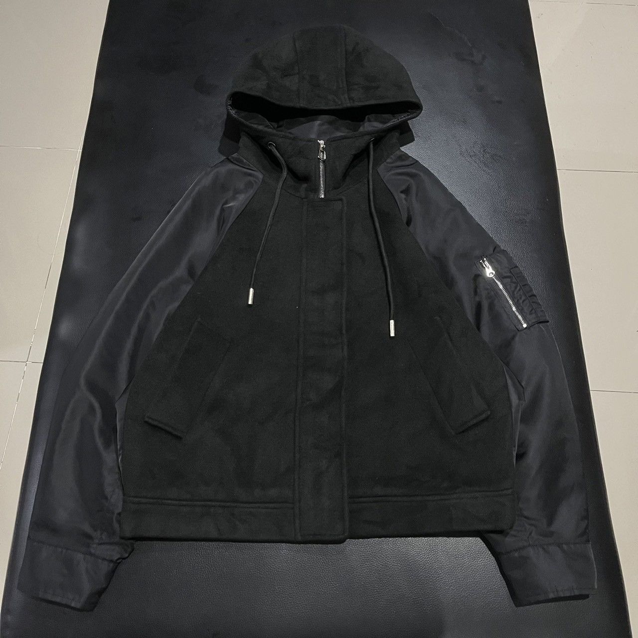 Japanese Brand muguoguomu bomber hooded jacket Size US M / EU 48-50 / 2 - 2 Thumbnail