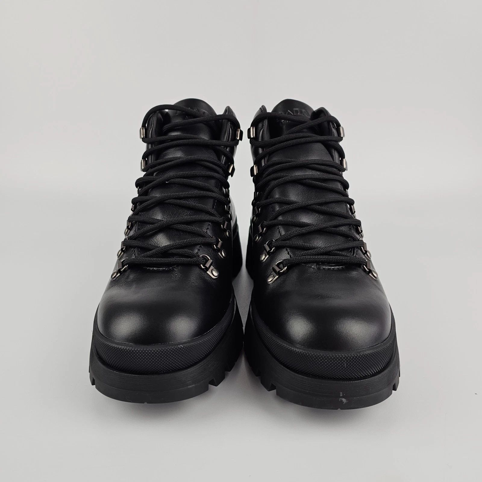 Prada PRADA Brixxen Black Leather Boots New & Authentic Size US 5.5 / EU 38 - 5 Thumbnail