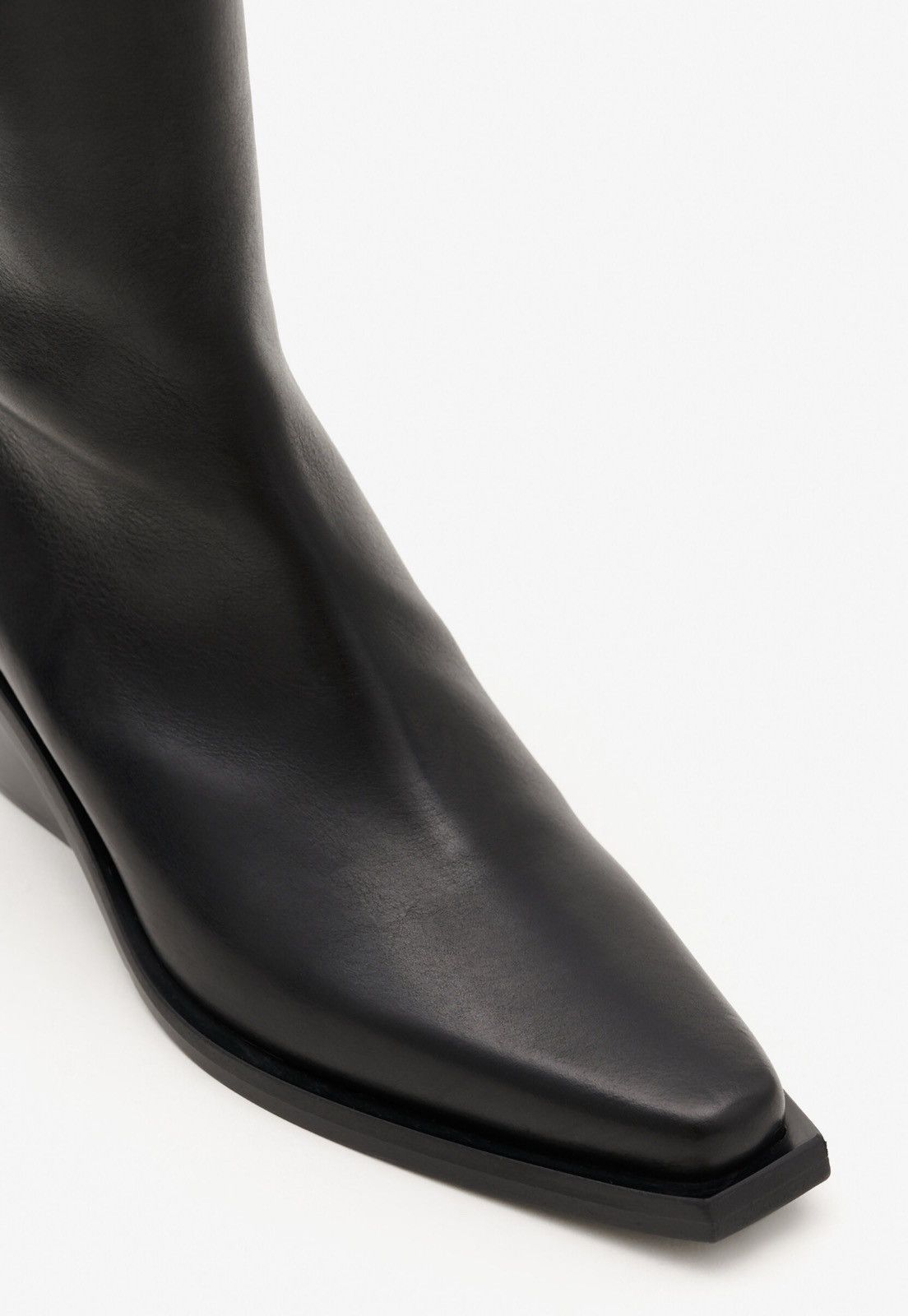 Ann Demeulemeester Last Size Ann Demeulemeester 60mm Vesper Leather Ankle Boots Size US 7 / IT 37 - 4 Thumbnail