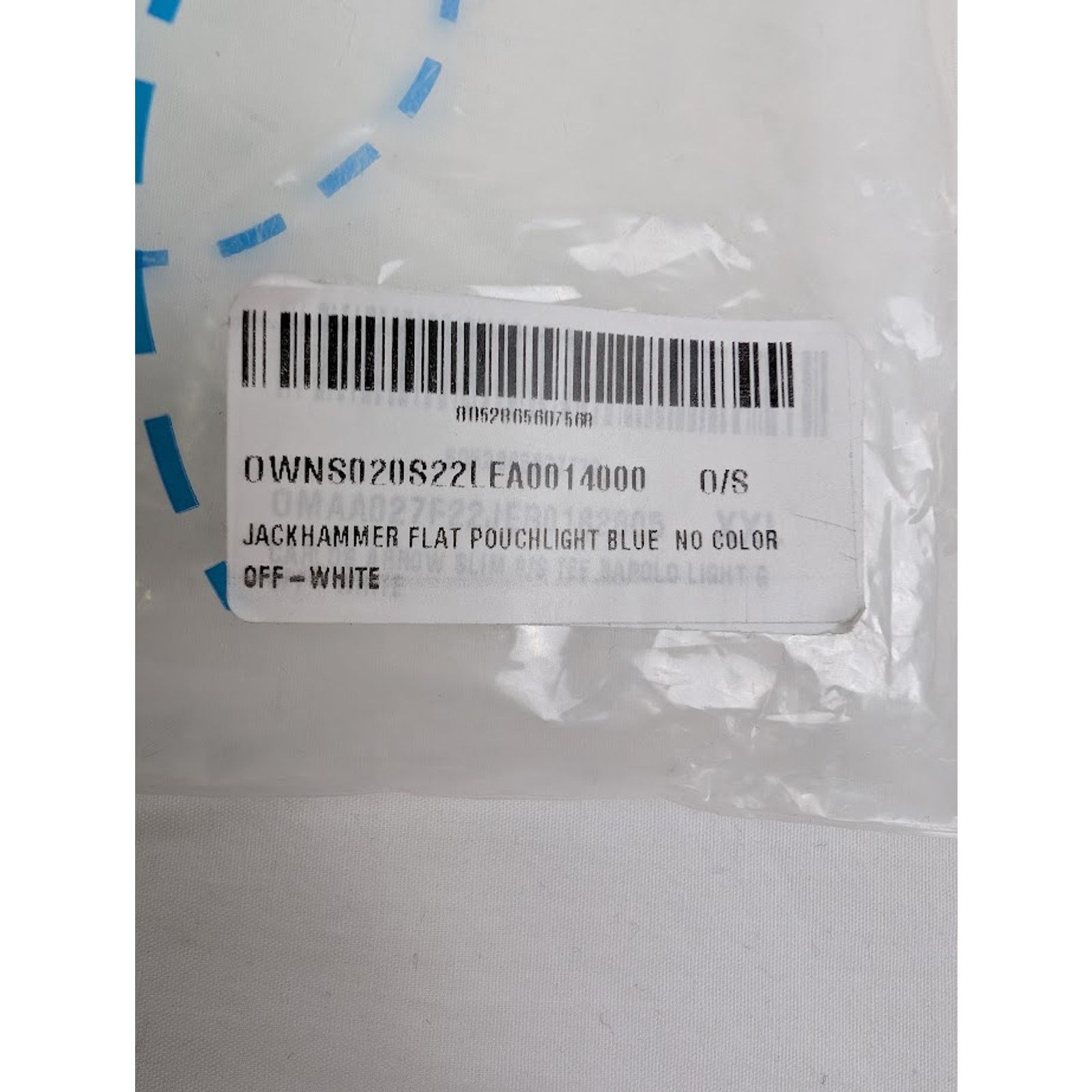 Off-White o1rshd1 DUP / Size: OS / Jack Hammer Flat Pouch Light Blue Size ONE SIZE - 8 Thumbnail
