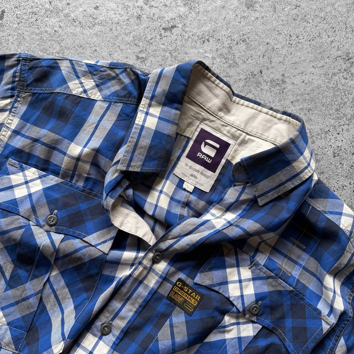 G-Star G-Star Raw Tunnel Hillstand Short Sleeve Button Up Shirt Size US L / EU 52-54 / 3 - 5 Thumbnail