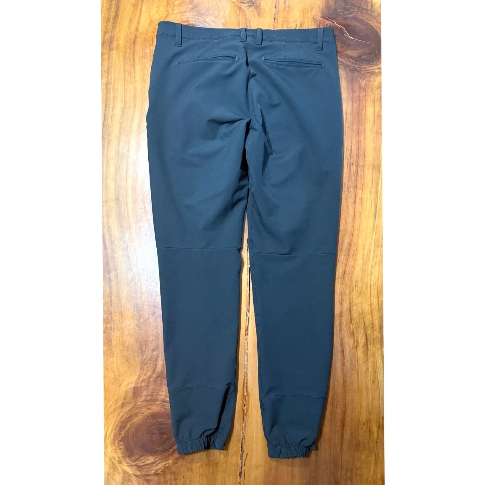 Rhone Rhone Men’s Pants 32 Jogger Flat Front Polyester Chino Casual Business Breathable Black Solid Knit Slim Classic 30in Inseam Men Size US 32 / EU 48 - 5 Thumbnail