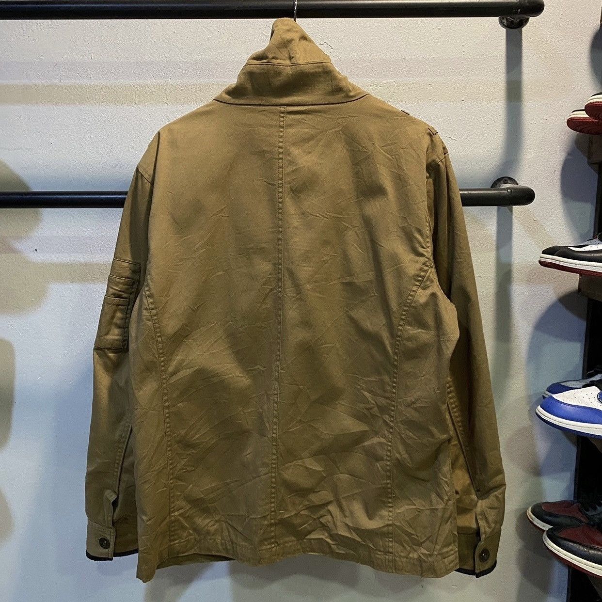 Hysteric Glamour CreateBarefoot Archive Tech Jacket Asymmetric Zip HighCollar Size US XL / EU 56 / 4 - 2 Thumbnail