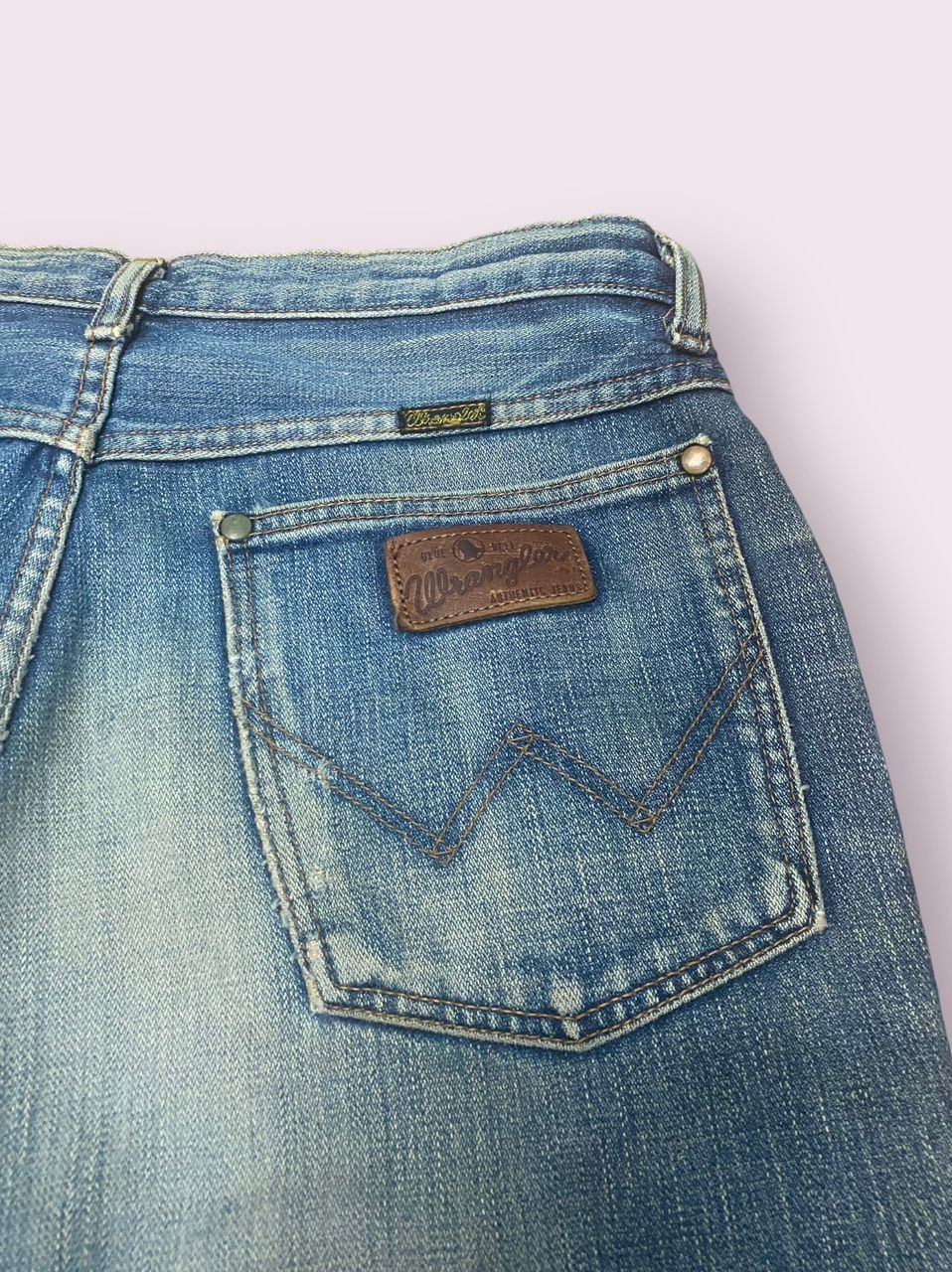 If Six Was Nine 💥FLARE💥VINTAGE WRANGLER WESTERN SYLE DENIM Size 30" / US 8 / IT 44 - 5 Thumbnail