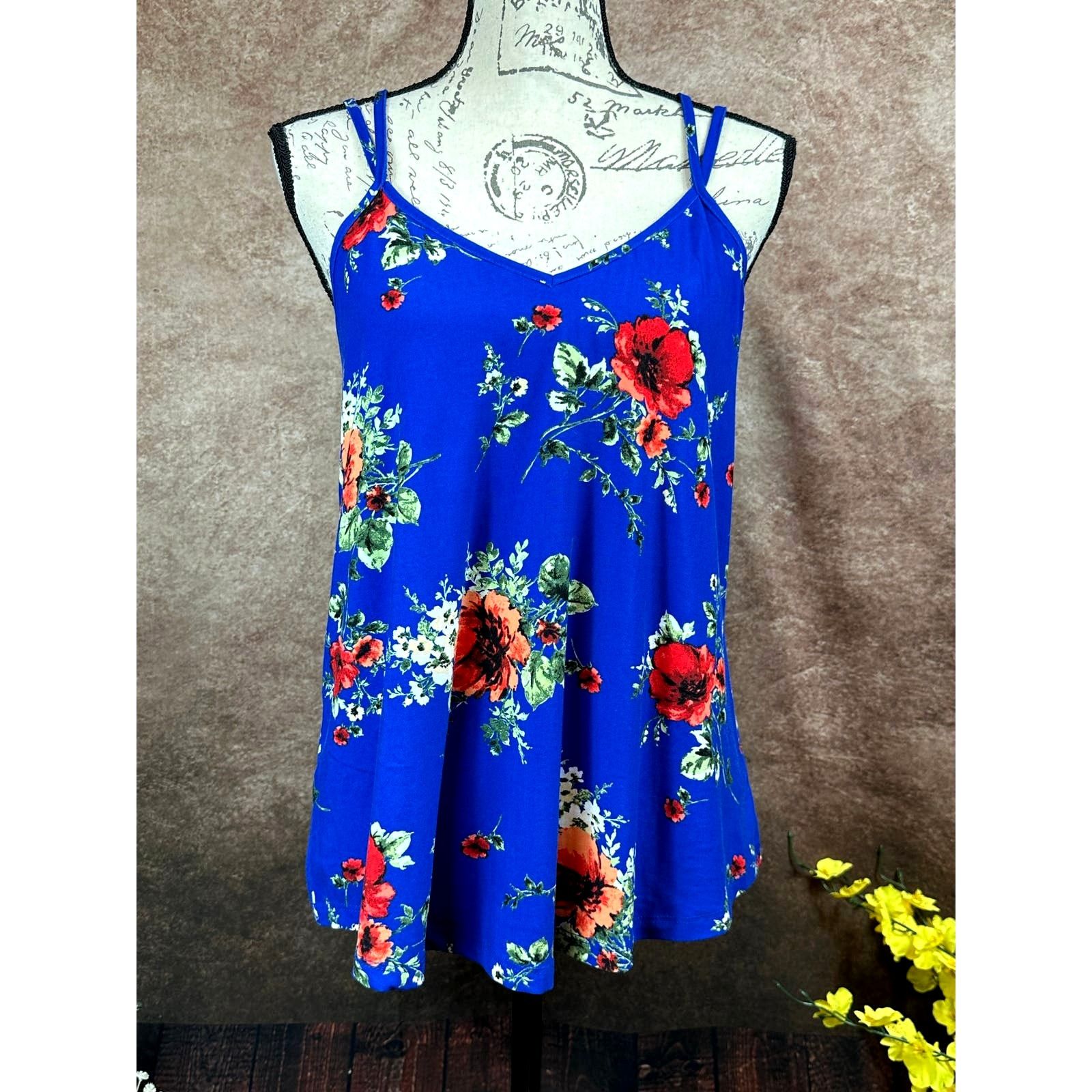 Other Papermoon Basima Back Detail Knit Top Blue Floral M Size M / US 6-8 / IT 42-44 - 3 Thumbnail