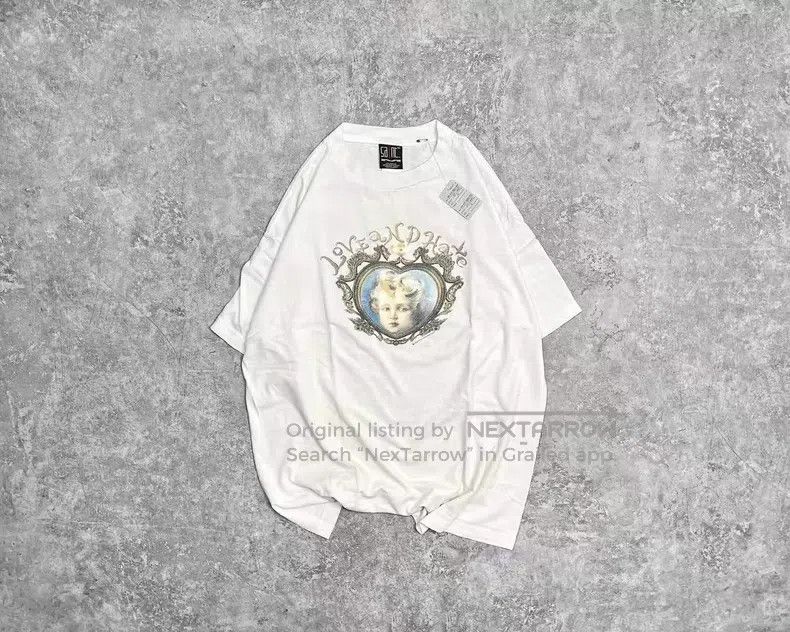 Saint Michael Saint Michael Little angel print short sleeves old white Size US M / EU 48-50 / 2 - 1 Thumbnail