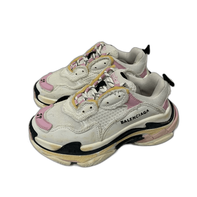 Balenciaga Balenciaga Pink and White Dad Sneakers Size 37 Size US 8 / EU 41 - 1 Thumbnail