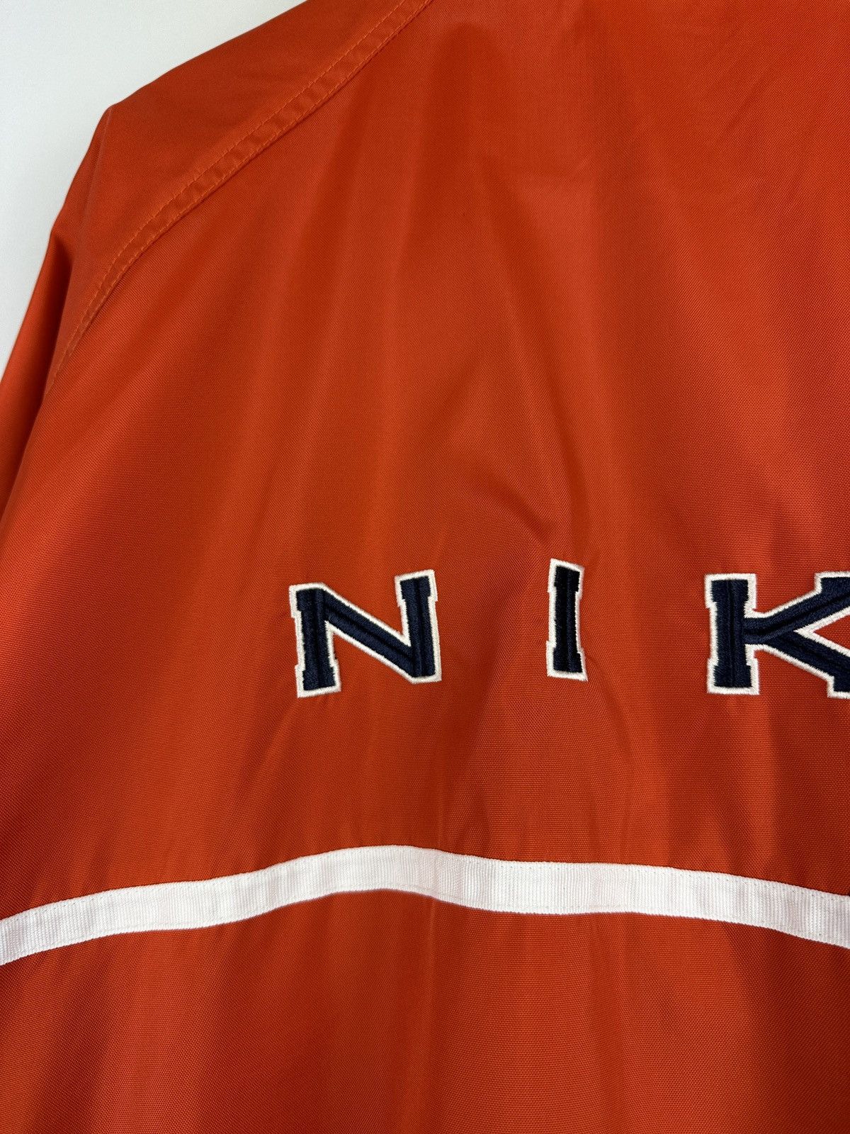 Nike × Vintage 🍊Vintage 90’s Nike Nylon Big Logo Baggy Anorak Jacket Y2K Size US S / EU 44-46 / 1 - 5 Thumbnail