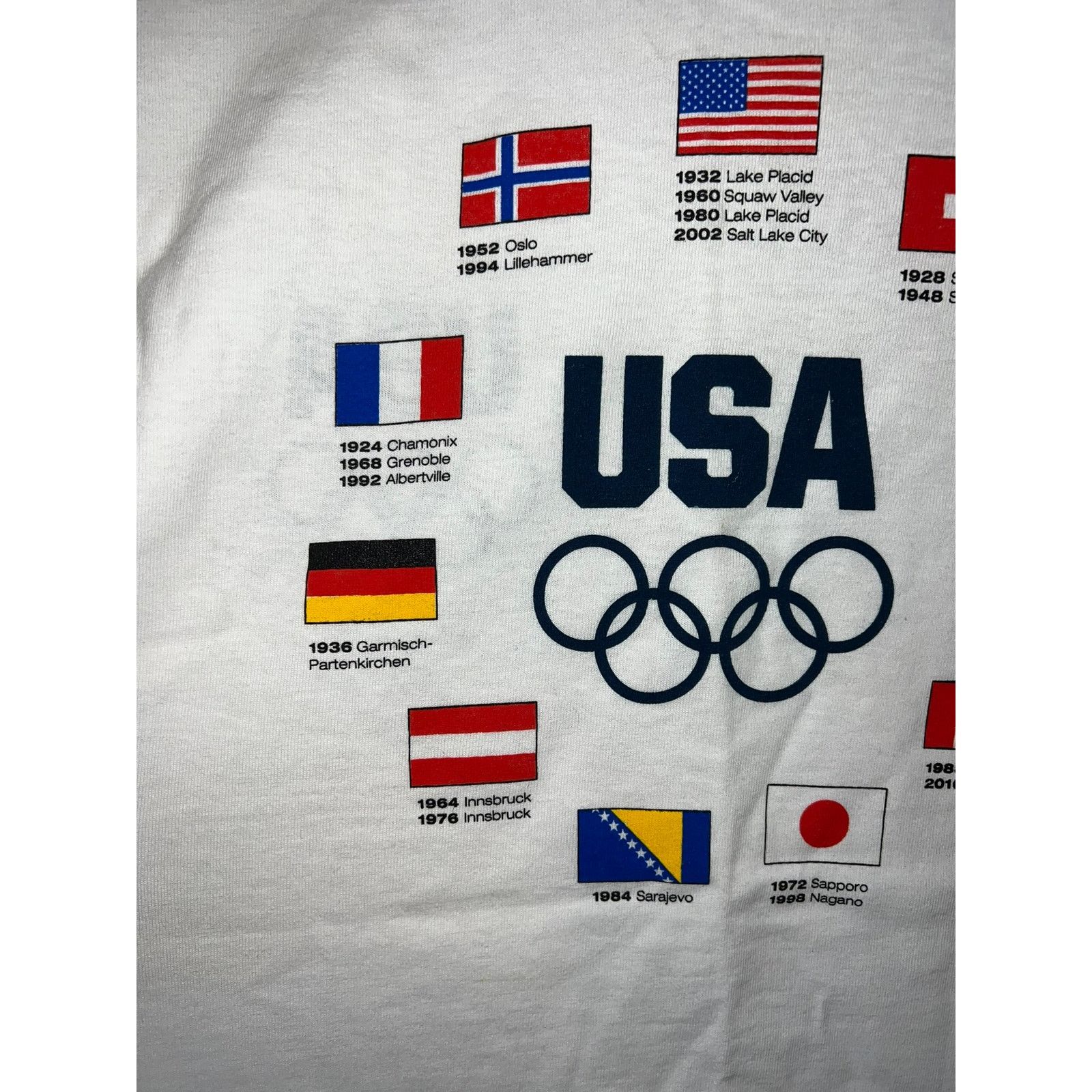 Delta America Olympics Shirt Olympic USA Flag Graphic Tee Medium Size US M / EU 48-50 / 2 - 6 Thumbnail