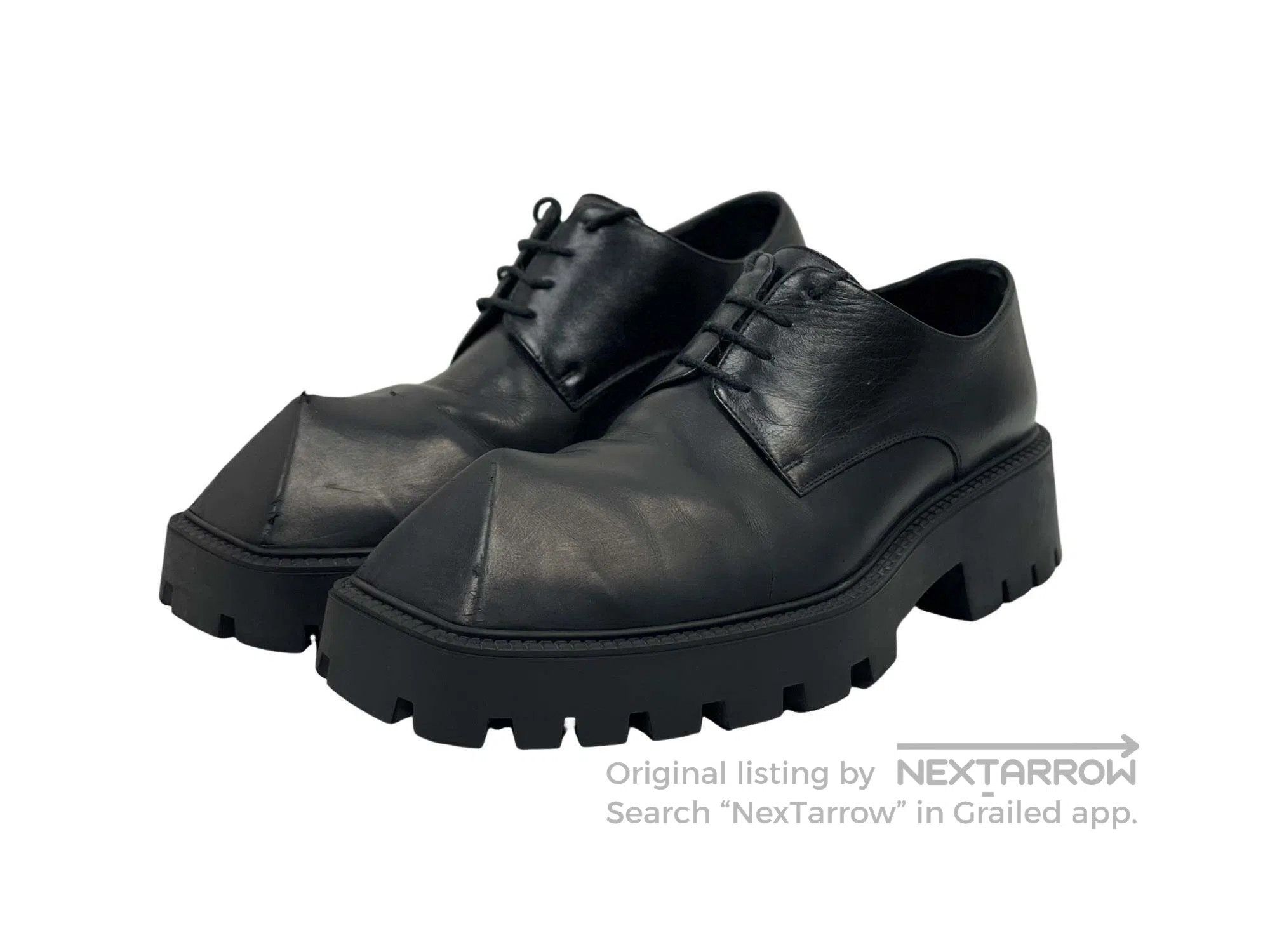 Balenciaga Balenciaga Leather Shoes Size US 7 / EU 40 - 1 Thumbnail