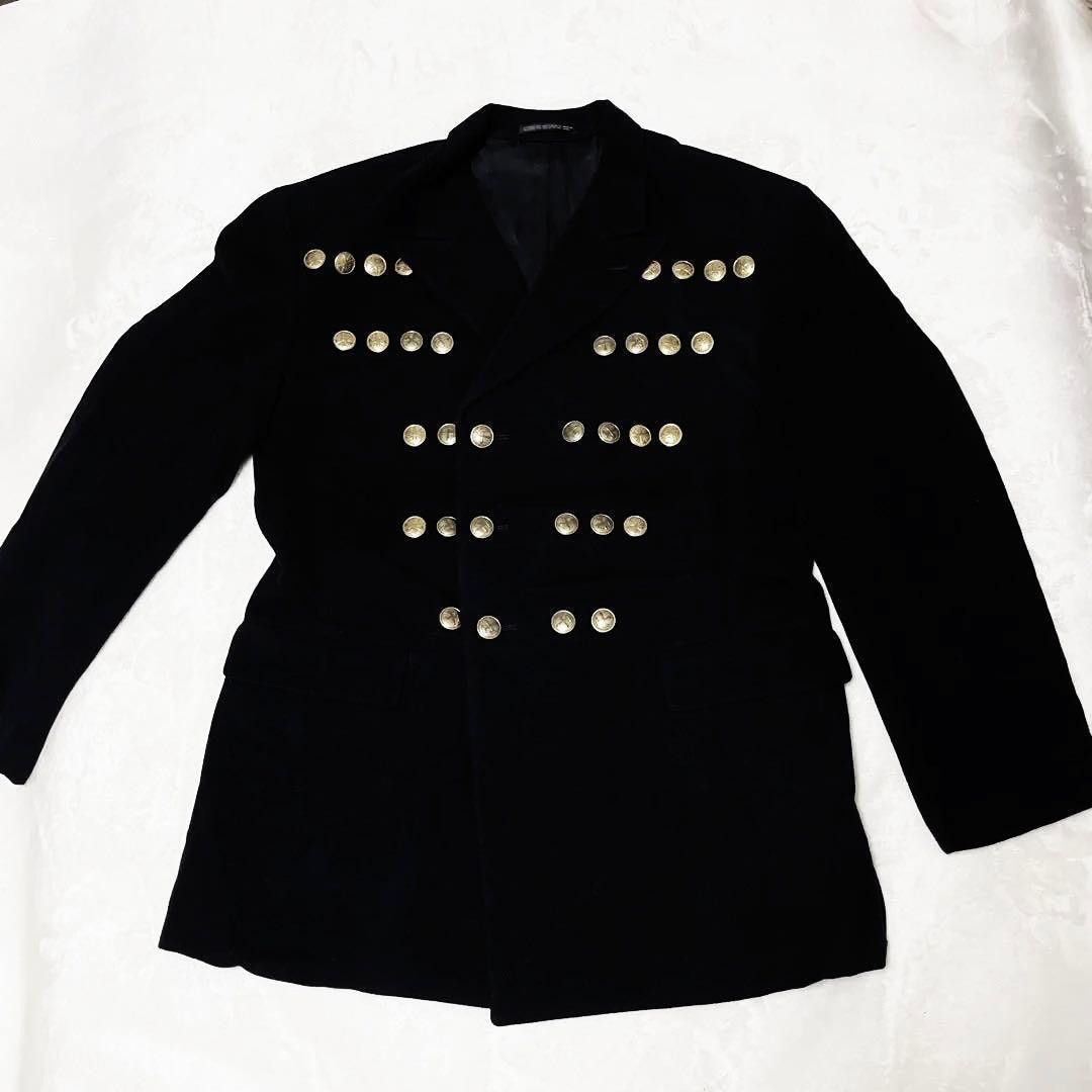 Yohji Yamamoto yohji yamamoto pour homme super luxury gold button jacket Size US M / EU 48-50 / 2 - 1 Thumbnail