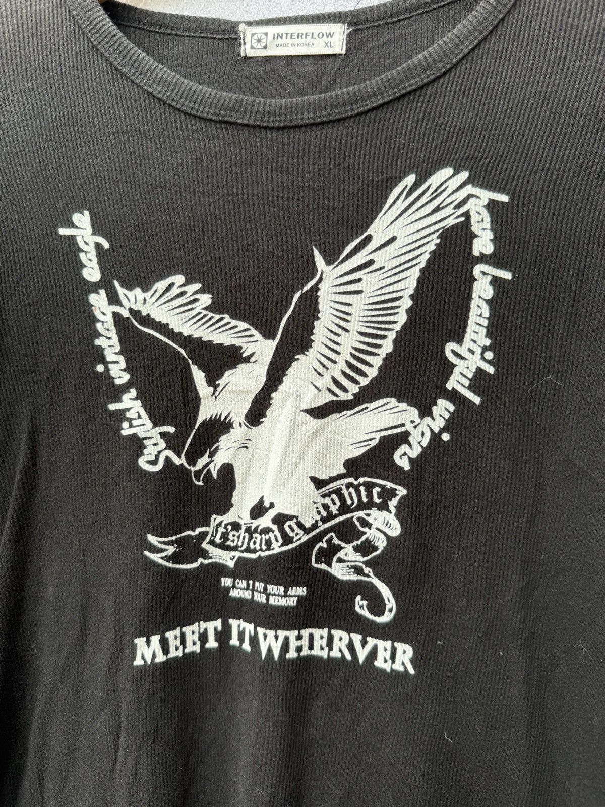 Japanese Brand Interflow eagle graphic meet it wherver Size US M / EU 48-50 / 2 - 3 Thumbnail