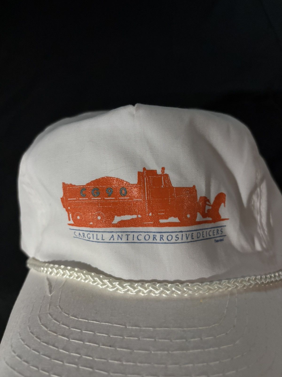 Vintage Snow Plow Trucker Hat Size ONE SIZE - 2 Thumbnail