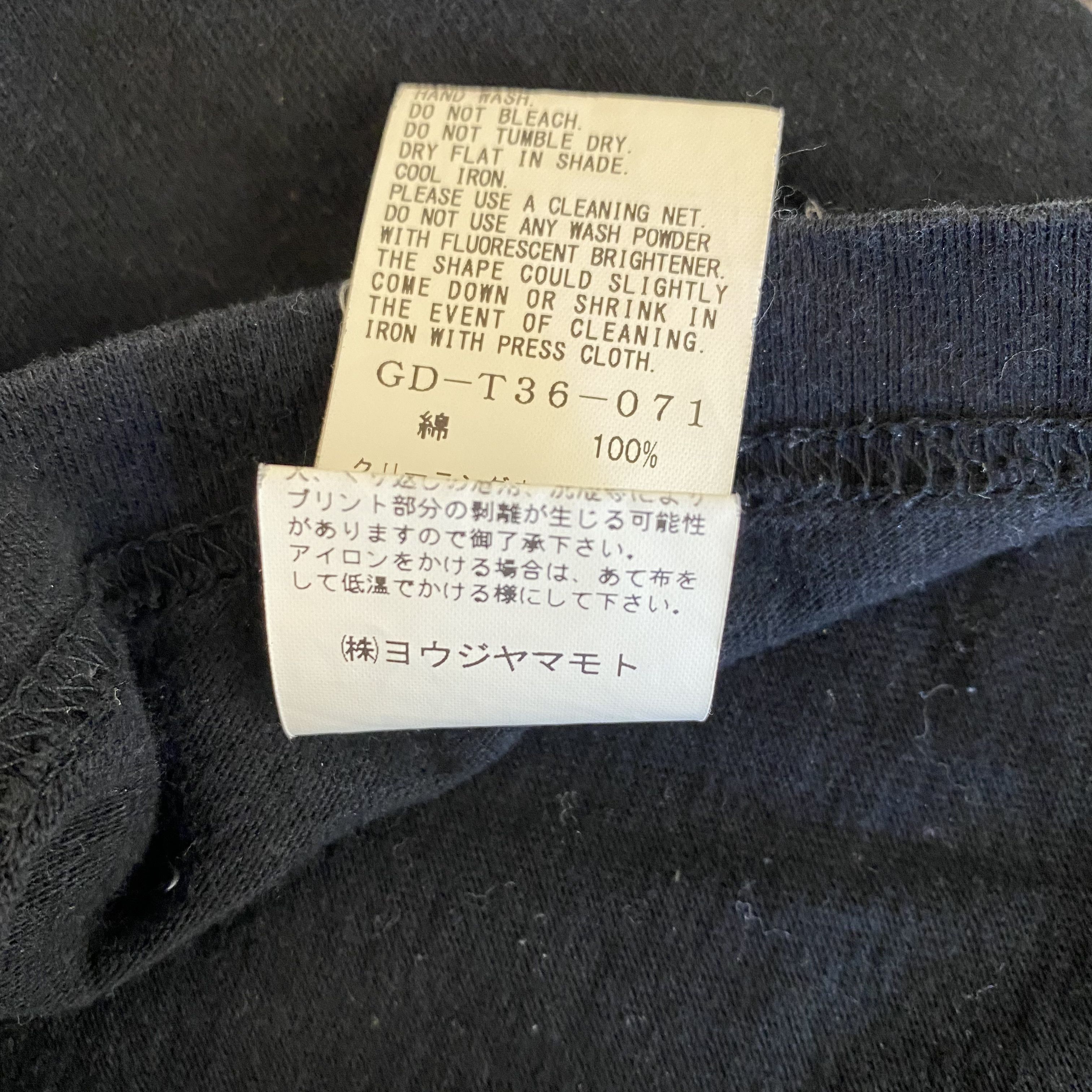 Y's Yohji Yamamoto Ground Y Reverse Signature LS T-Shirt Size US M / EU 48-50 / 2 - 12 Thumbnail