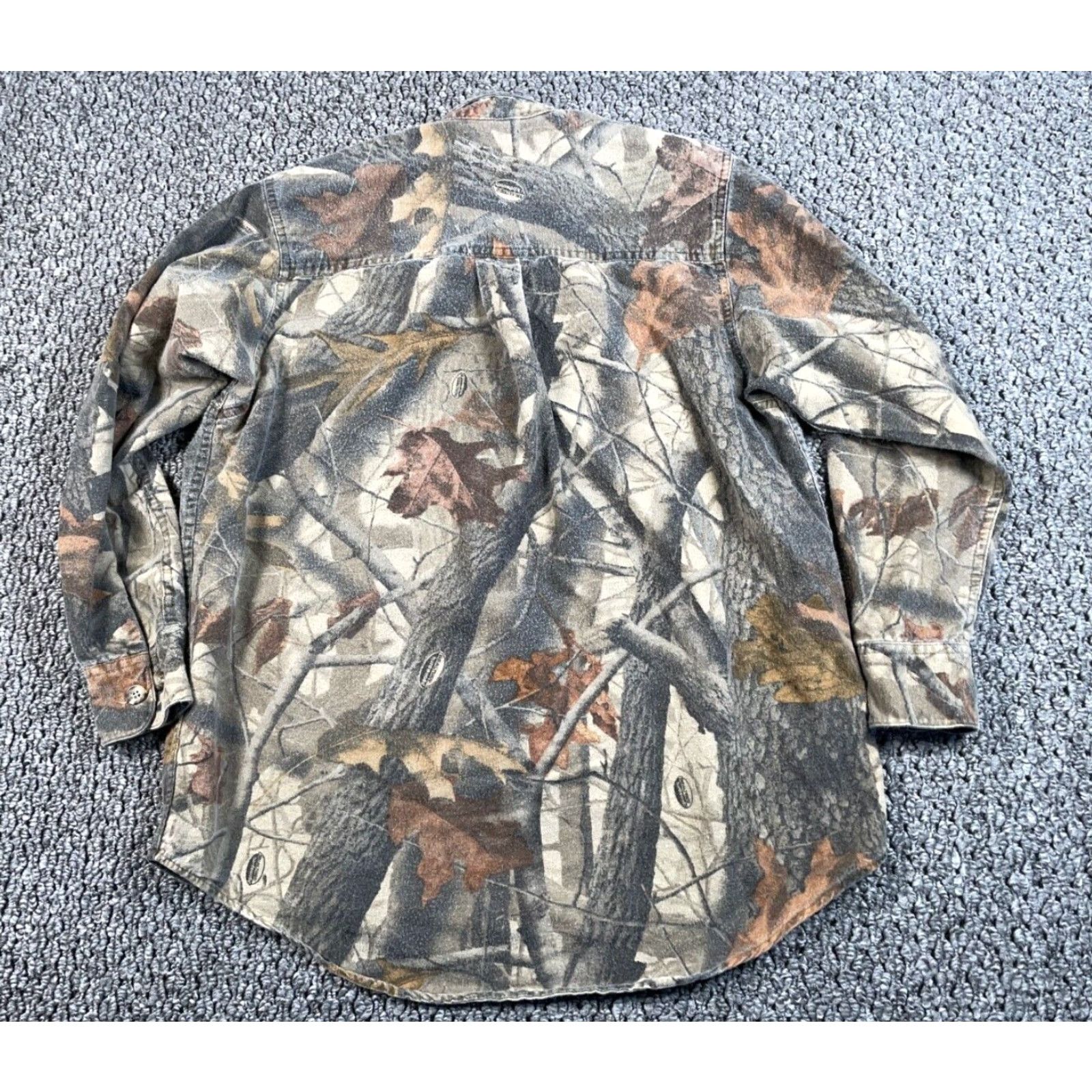 Realtree VINTAGE Wells Creek Realtree Camouflage Flannel Shirt Adult Medium Green Camo 90s Nature Outdoors Mens Size US M / EU 48-50 / 2 - 2 Thumbnail