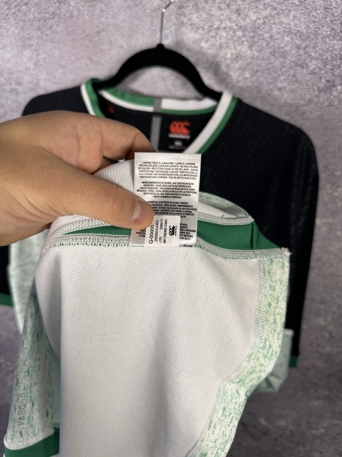 Canterbury of New Zealand Ireland IRFU Irish Rugby Union 2019 Canterbury Jersey Size US XXL / EU 58 / 5 - 13 Thumbnail