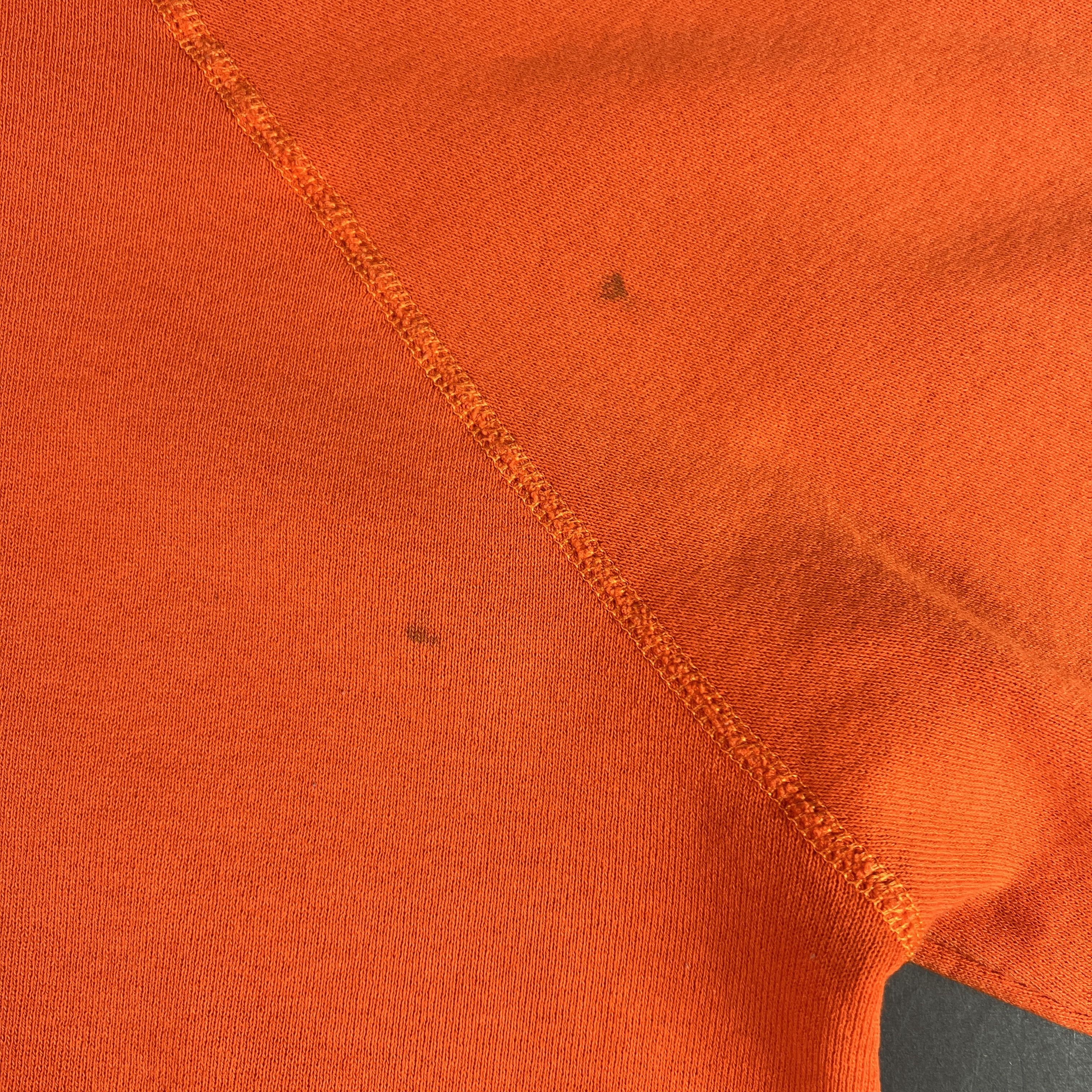 Soffe VTG 80s Miami Hurricanes Sweatshirt Orange Crewneck USA Size US M / EU 48-50 / 2 - 2 Thumbnail