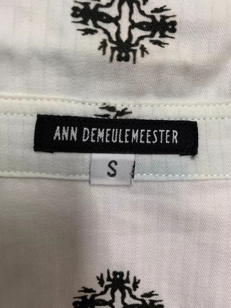Ann Demeulemeester ANN DEMEULEMEESTER SS13 Art Zen Tantric patterned shirt Size US S / EU 44-46 / 1 - 3 Thumbnail