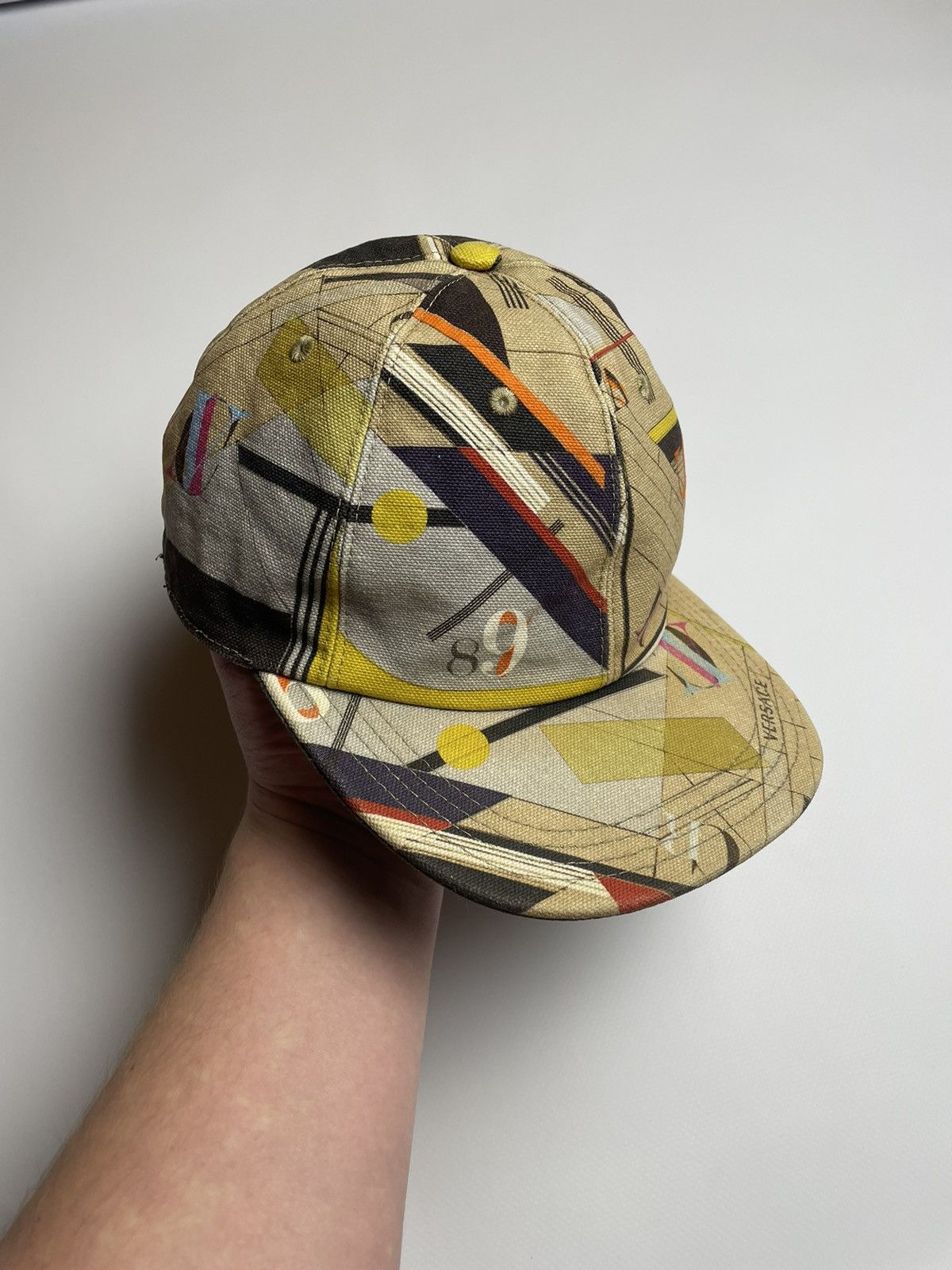 Versace Rare Versace Printed Cap Size ONE SIZE - 2 Thumbnail