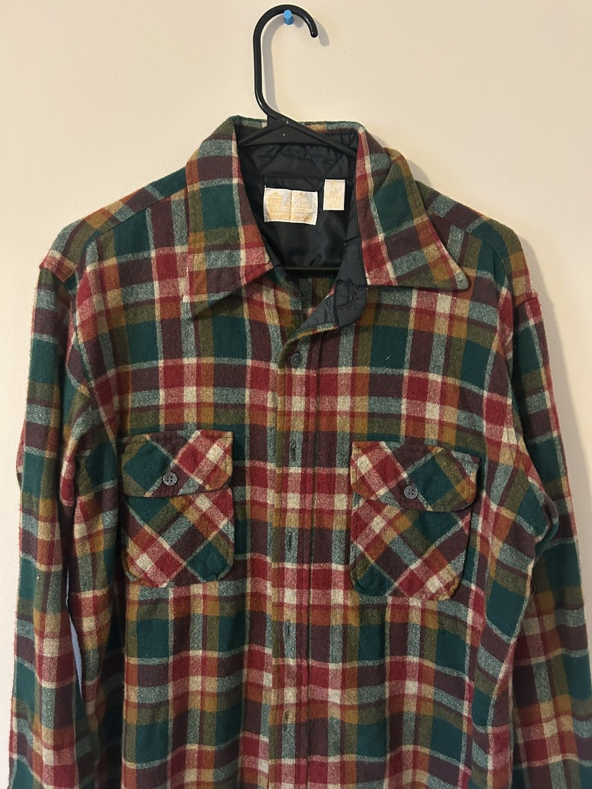 Sears Sears Kings Road Vintage Wool Plaid Flannel Lined Large Size US L / EU 52-54 / 3 - 2 Thumbnail