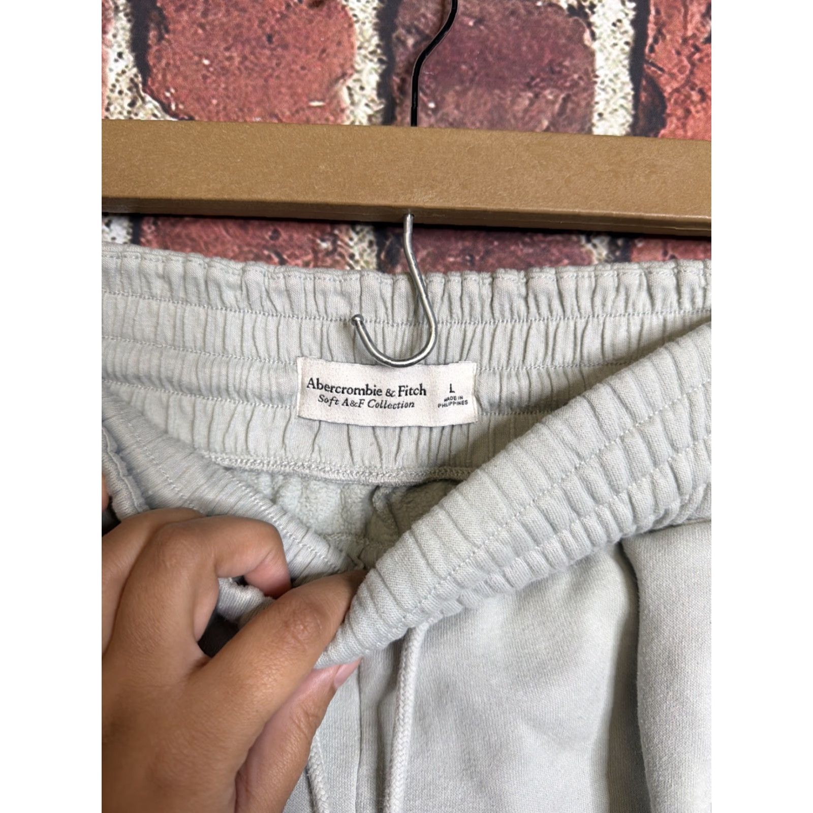 Abercrombie & Fitch Abercrombie & Fitch Women's Shorts Green Blue Size Large A&F Collection Casual Cotton Size 36" / US 14 / IT 50 - 2 Thumbnail