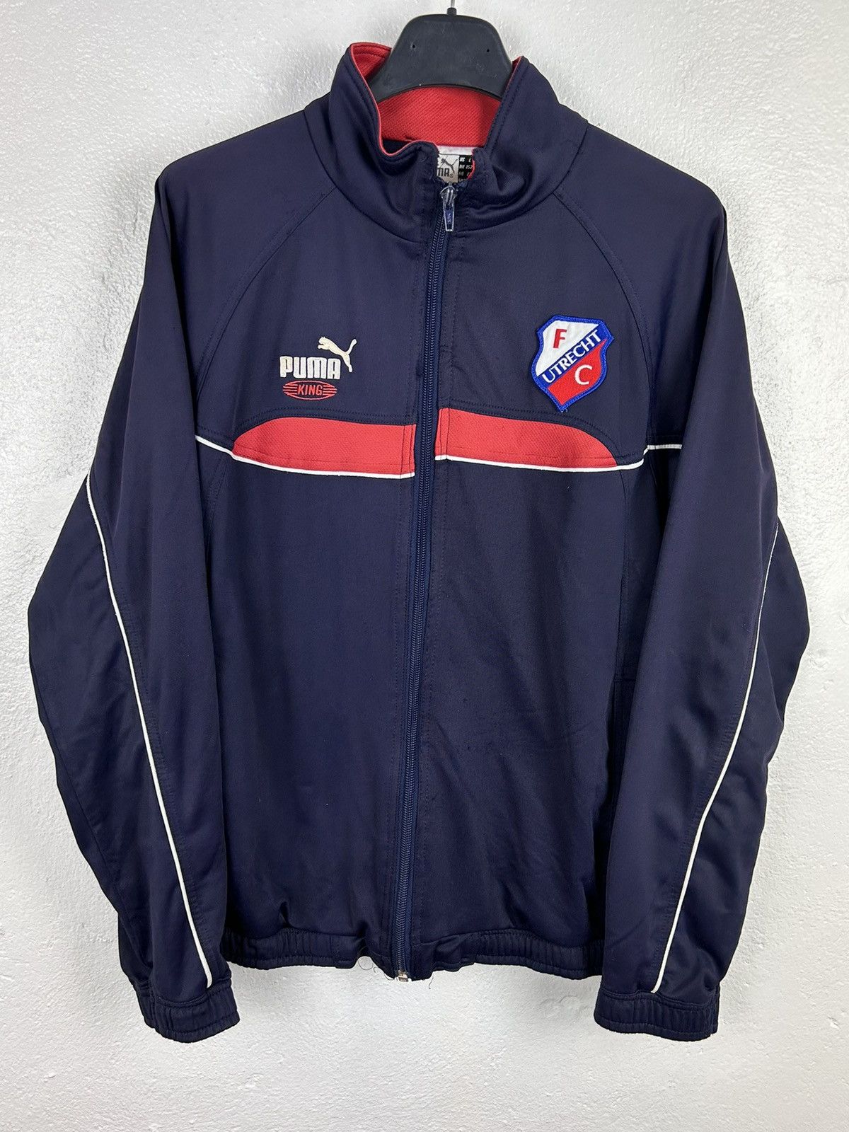 Puma 00s Vintage Puma King FC Utrecht Tracksuit Jacket In Blue Size US XS / EU 42 / 0 - 1 Thumbnail