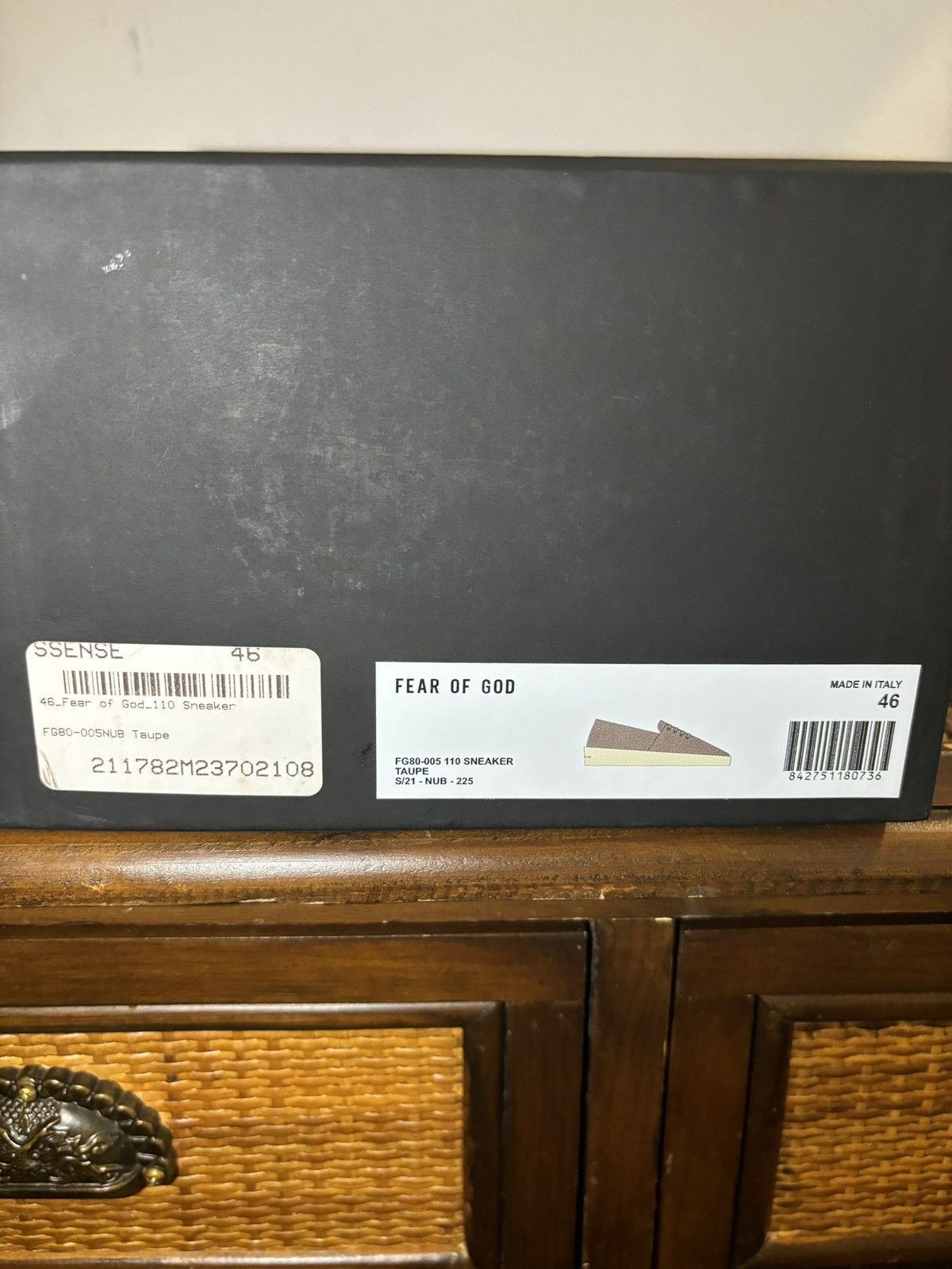 Fear of God Fear of God Seventh Coll Suede 101 Sneaker Brown Size 46 Size US 13 / EU 46 - 13 Thumbnail