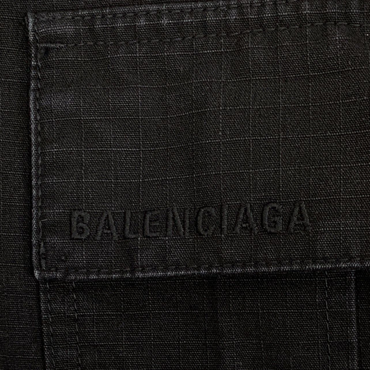 Balenciaga Balenciaga 22FW Black Cotton Cargo Mini Skirt K26WX Size 26" / US 2 / IT 38 - 5 Thumbnail
