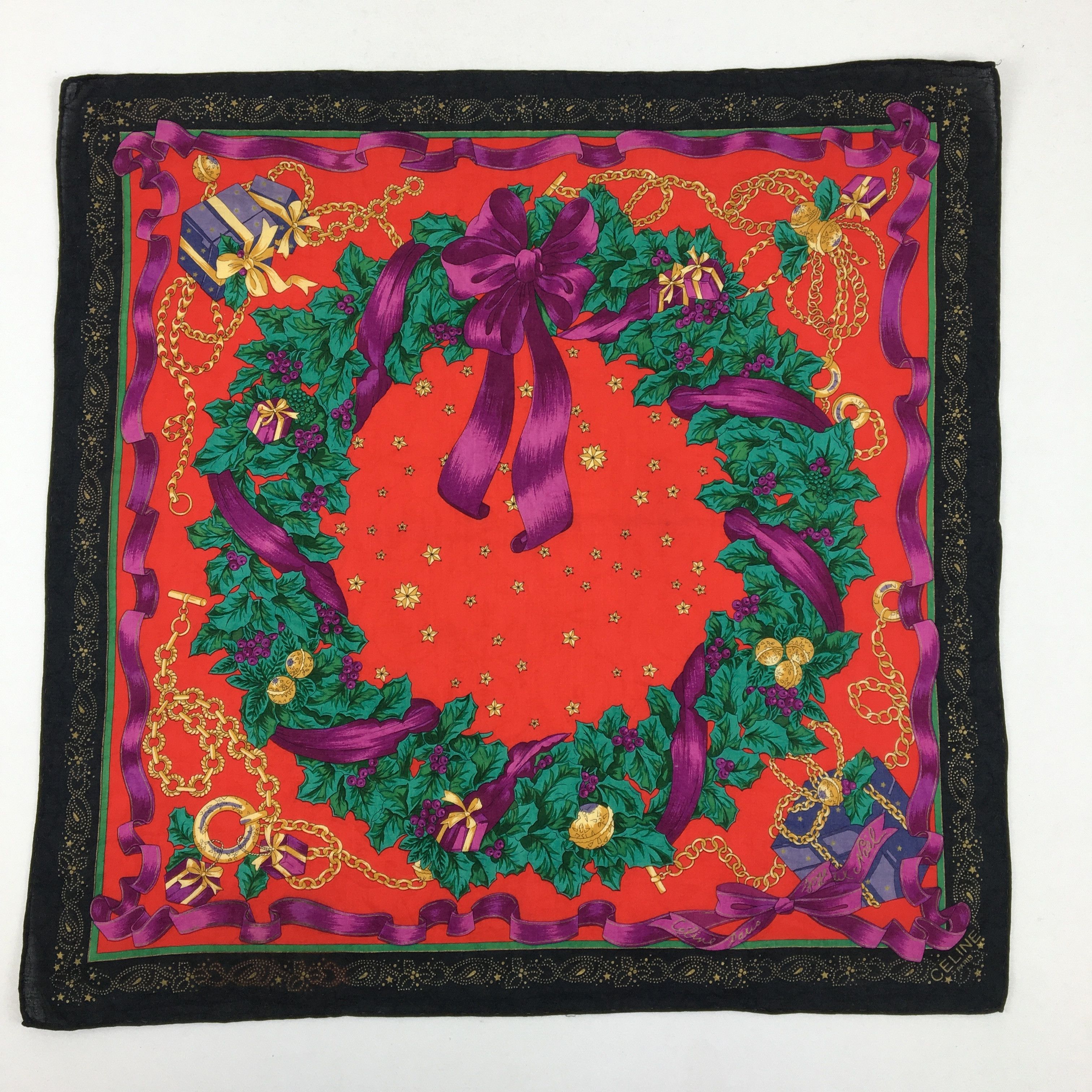 Celine Celine Handkerchief Neckerchief Bandana - AC73025 Size ONE SIZE - 1 Thumbnail
