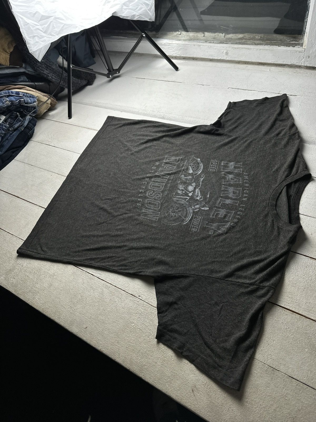 Harley Davidson 84’🚨VNTG HARLEY DAVIDSON 00s MEN TEE RARE BIG LOGO FADED Size US L / EU 52-54 / 3 - 2 Thumbnail
