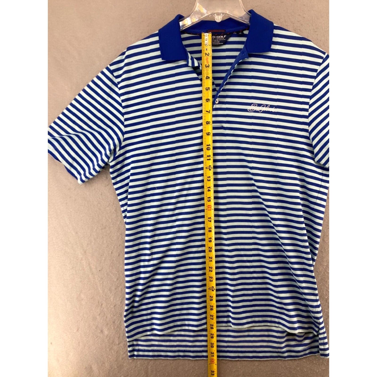 Polo Ralph Lauren Polo Ralph Lauren Polo Golf Shirt - Mens Medium Blue Cotton Blend Size US M / EU 48-50 / 2 - 3 Thumbnail