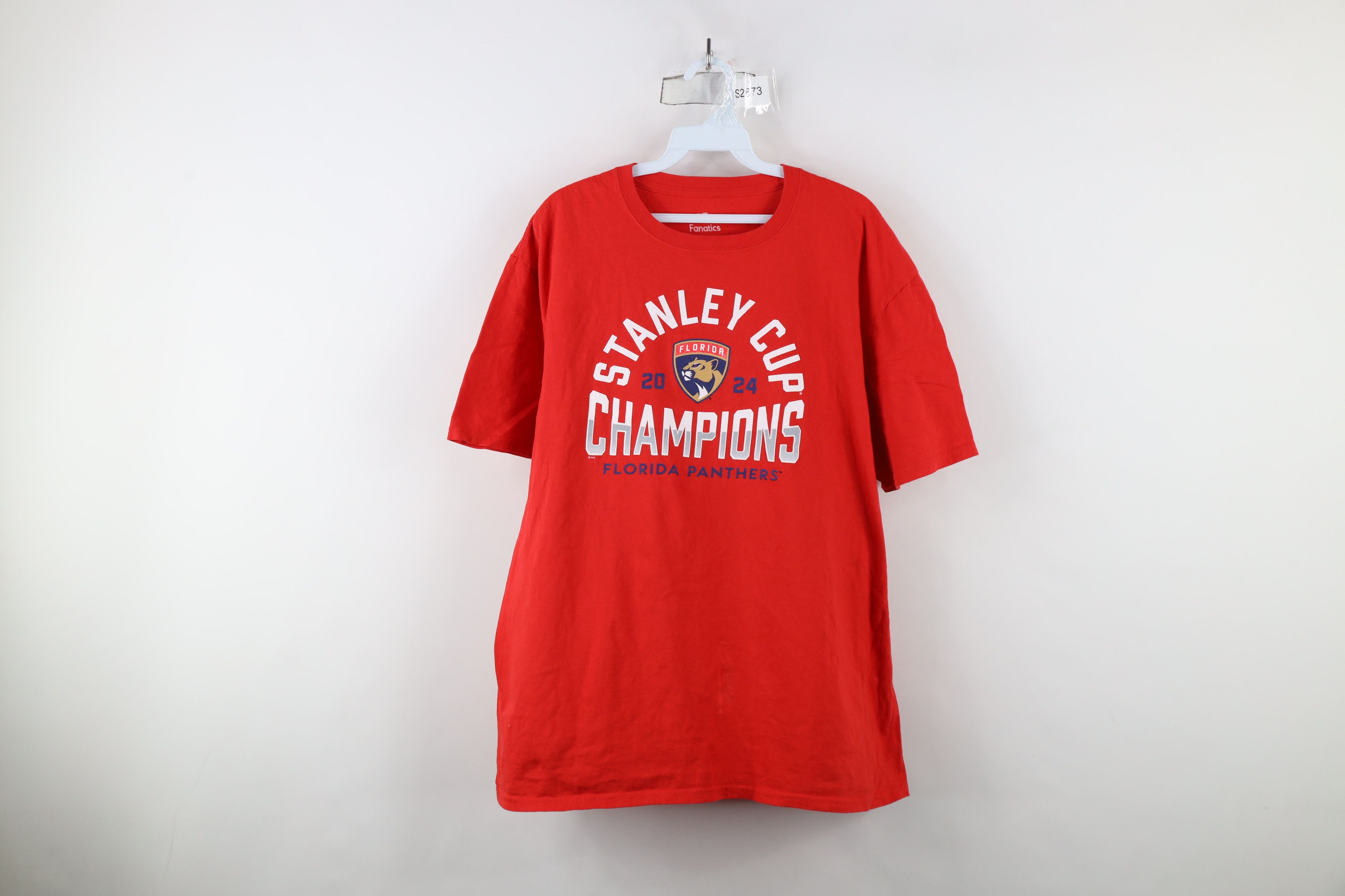 Vintage Fanatics 2024 Stanley Cup Champions Florida Panthers T-Shirt Size US XL / EU 56 / 4 - 1 Thumbnail
