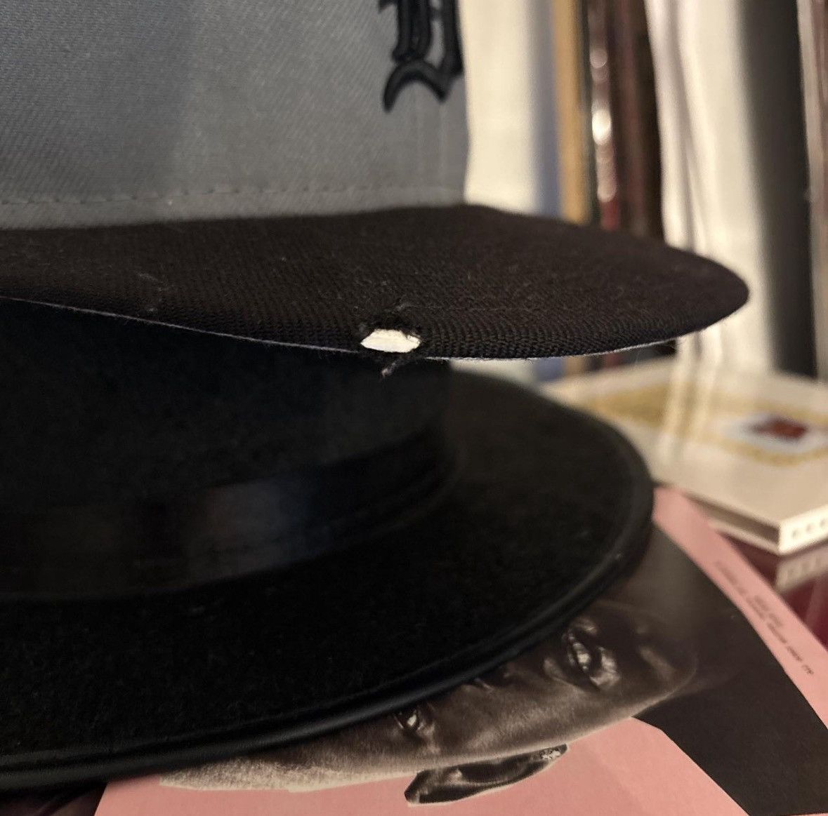 Other Grey and black Detroit Tigers fitted hat 7.5 Size ONE SIZE - 6 Thumbnail